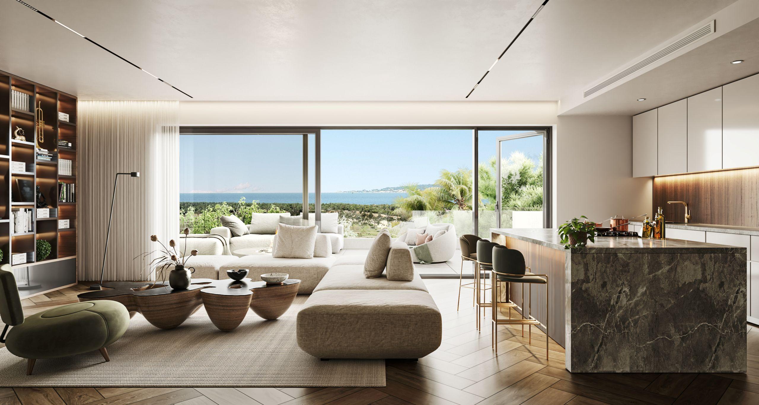 Built-in storage detail in new-build apartment, Rio Real, Marbella
