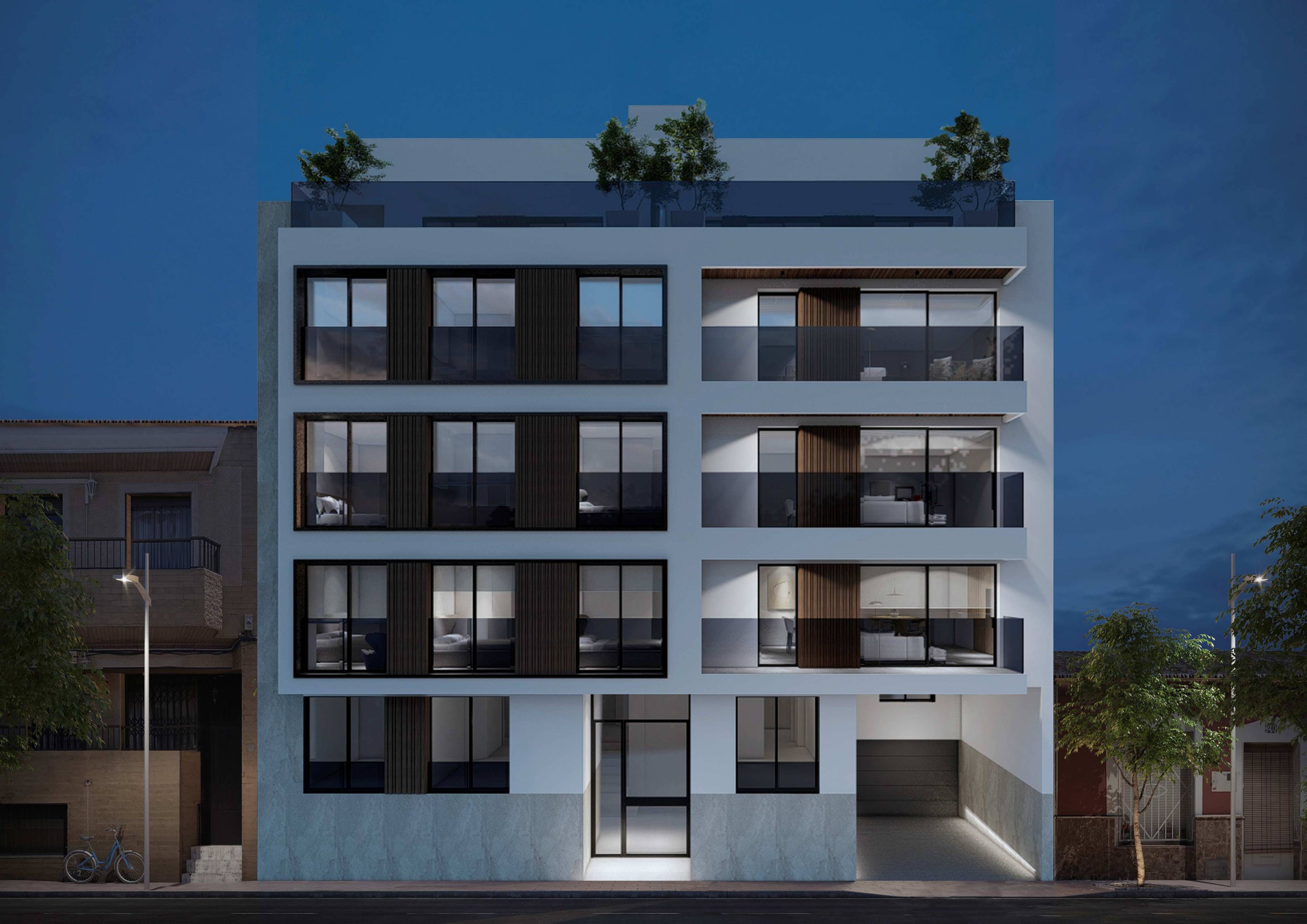 Terrace with sea views in 4th-floor penthouse, Zona Pueblo, Guardamar Del Segura