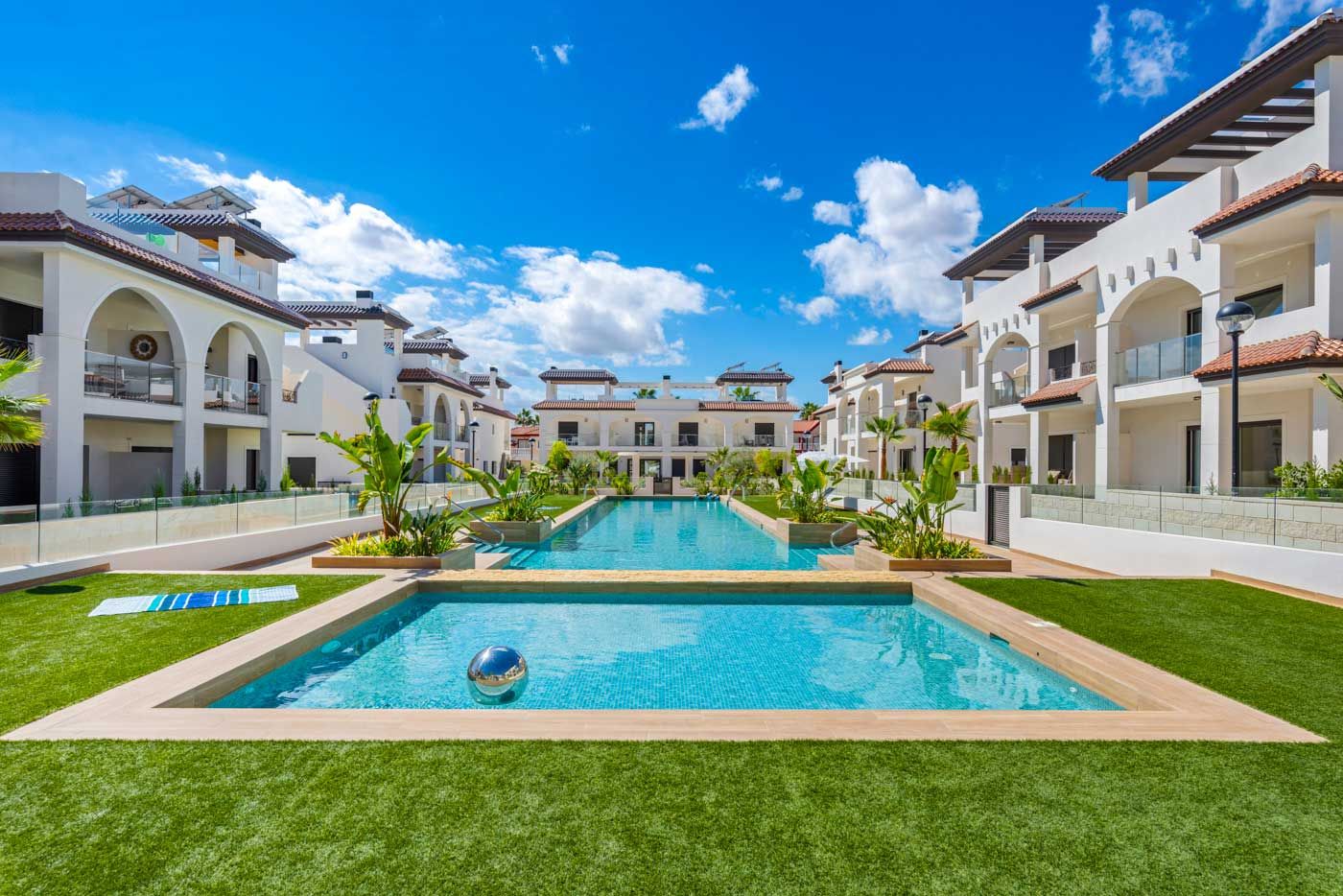 Residential complex street view, Ciudad Quesada, Rojales
