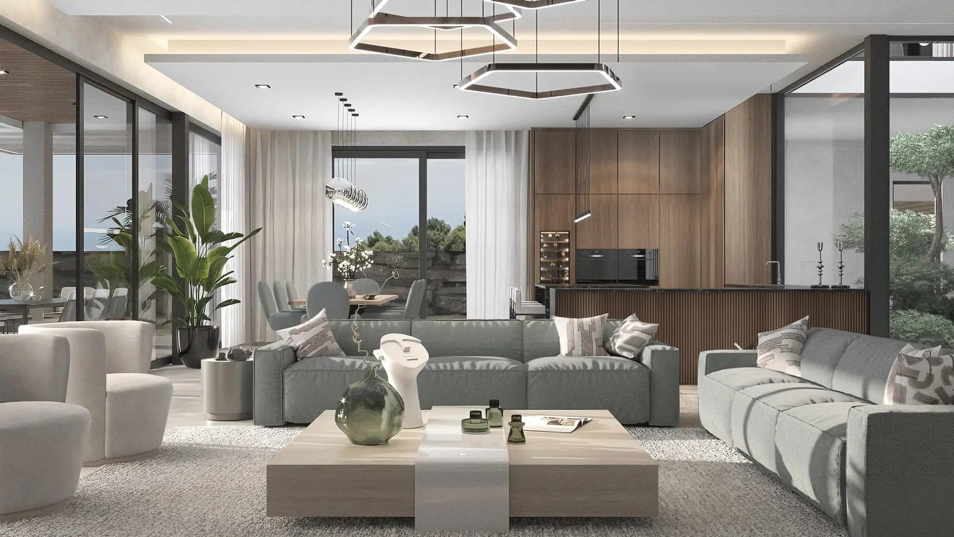 Principal bedroom with built-in wardrobes in 6-bedroom villa, El Madroñal