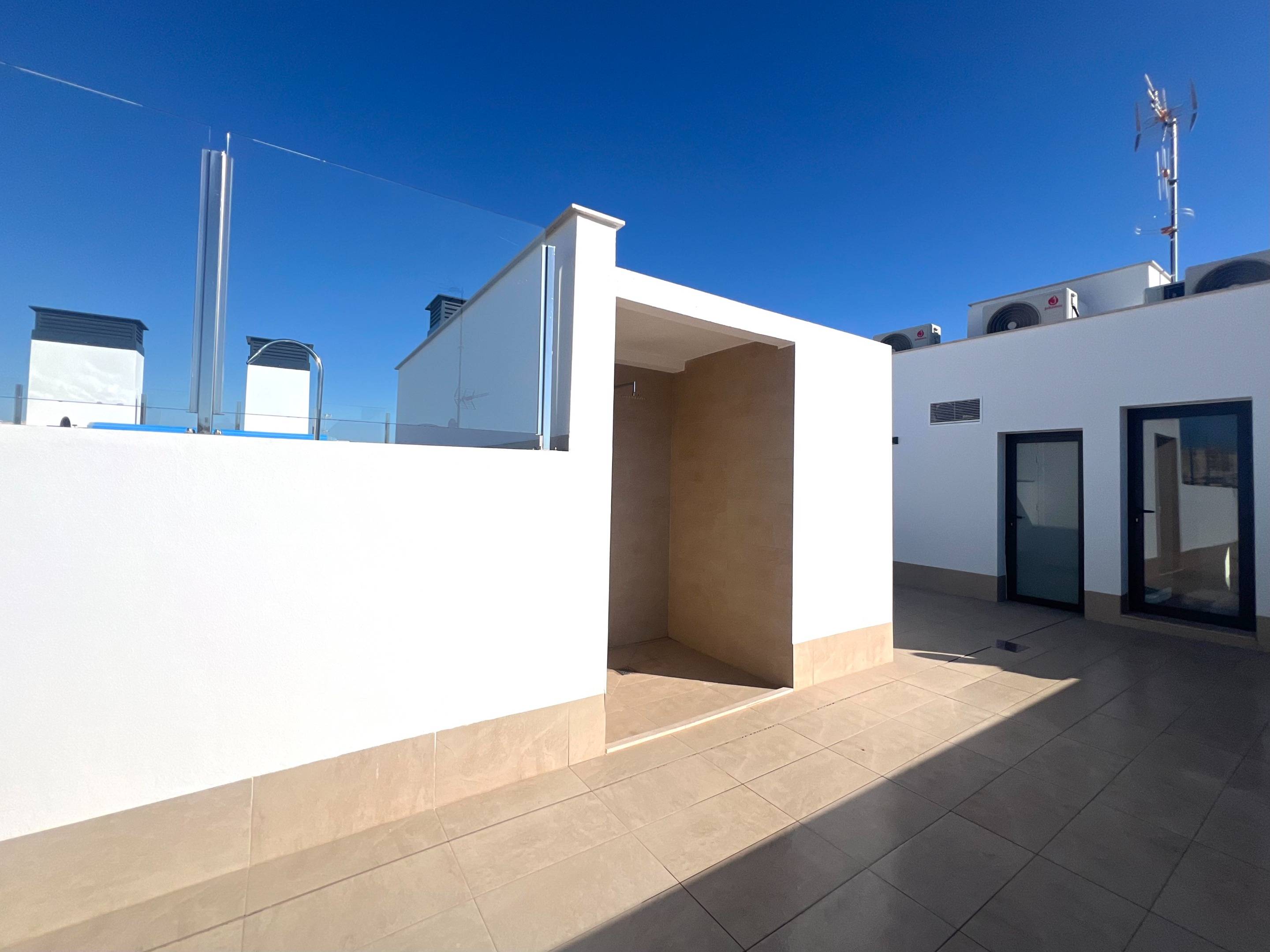 Internal stairwell of new-build residential complex, Centro, Torrevieja