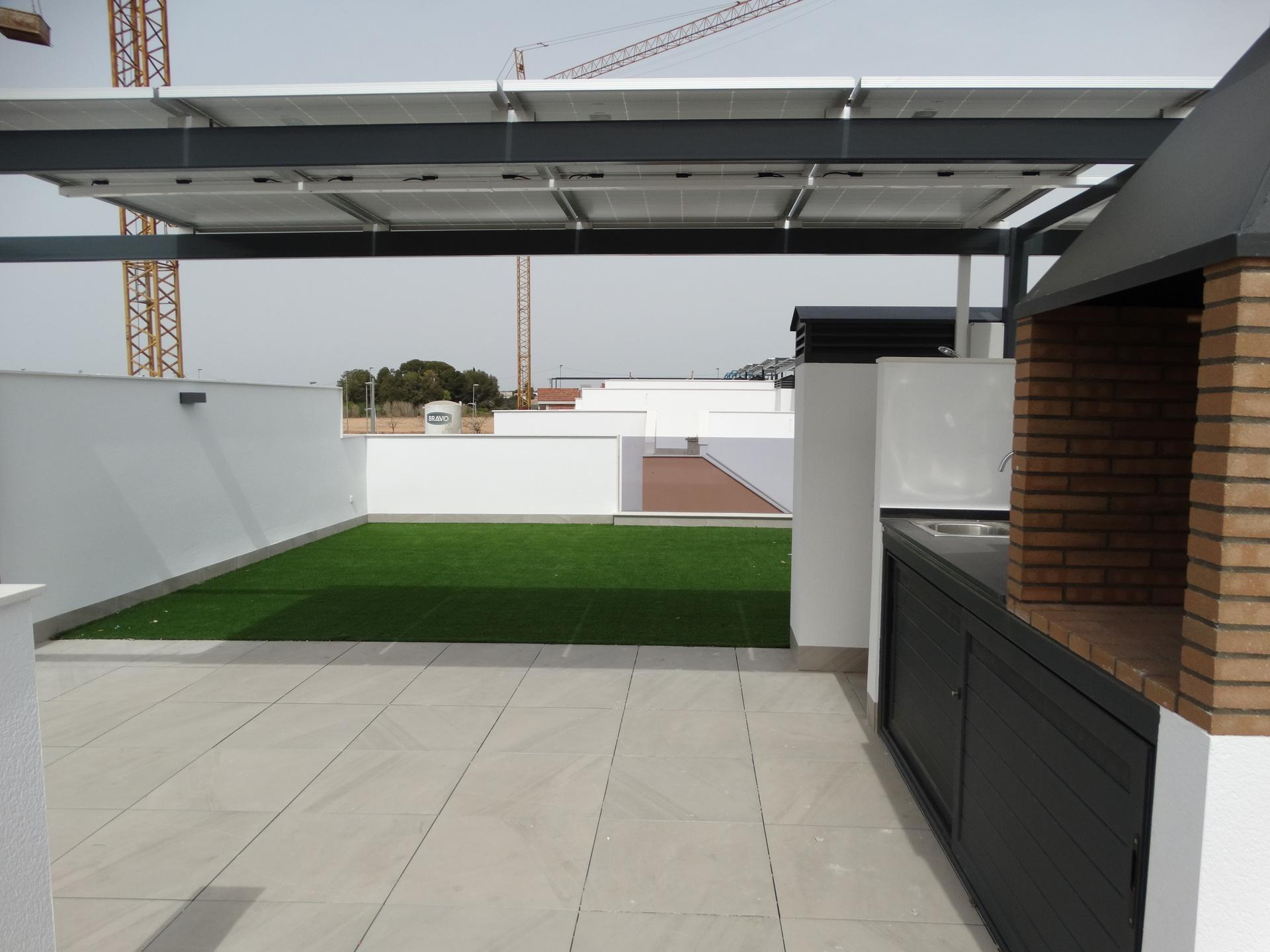 Garden view from living area, ground-floor bungalow, Las Higuericas