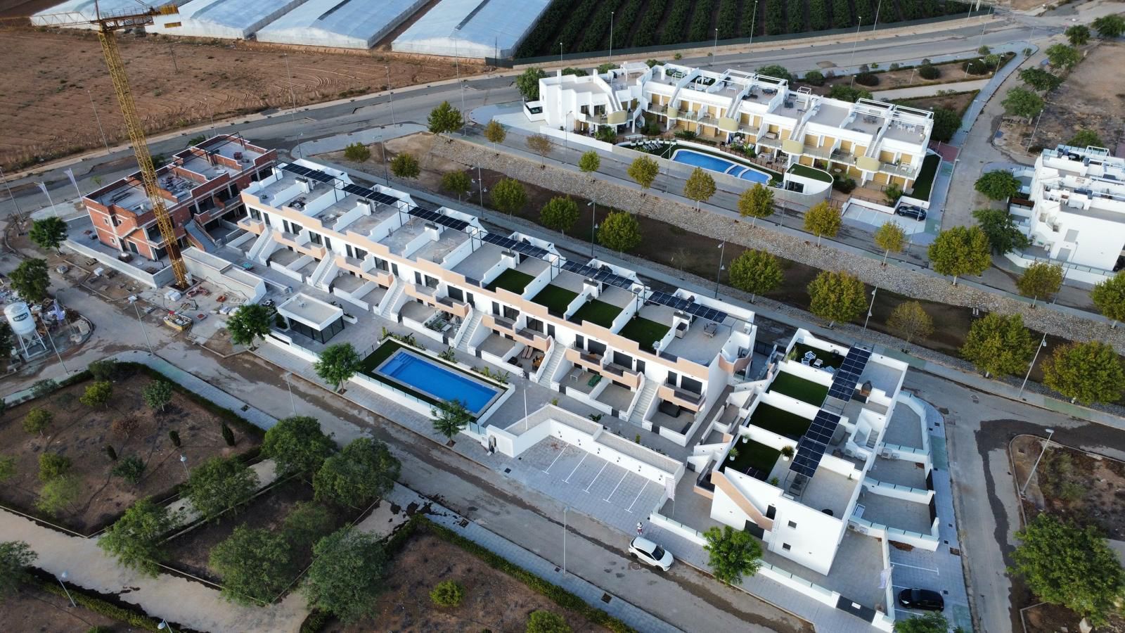 Communal pool surrounds with sunbathing area, Las Higuericas