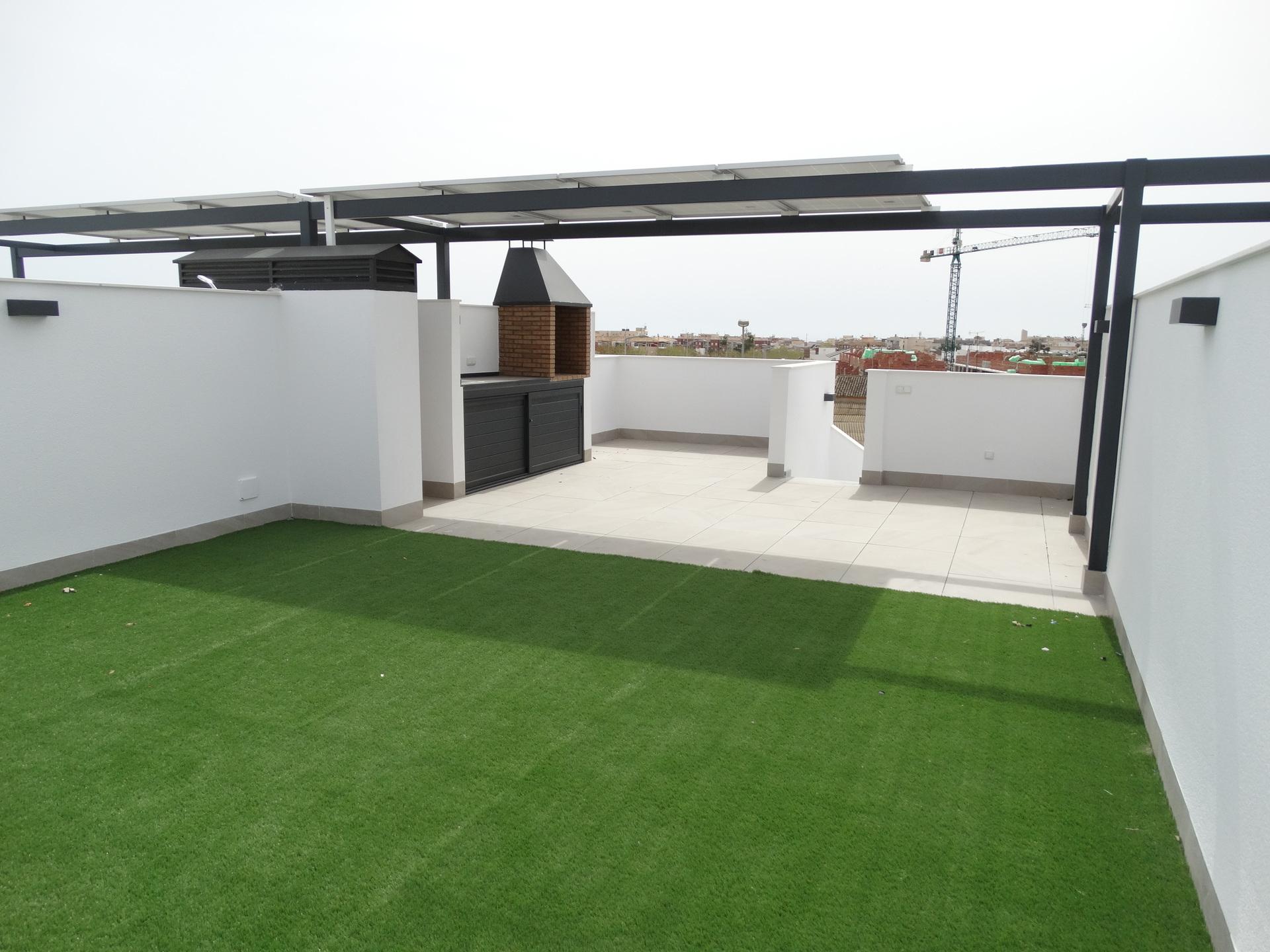 Development site view showing multiple bungalow units, Las Higuericas