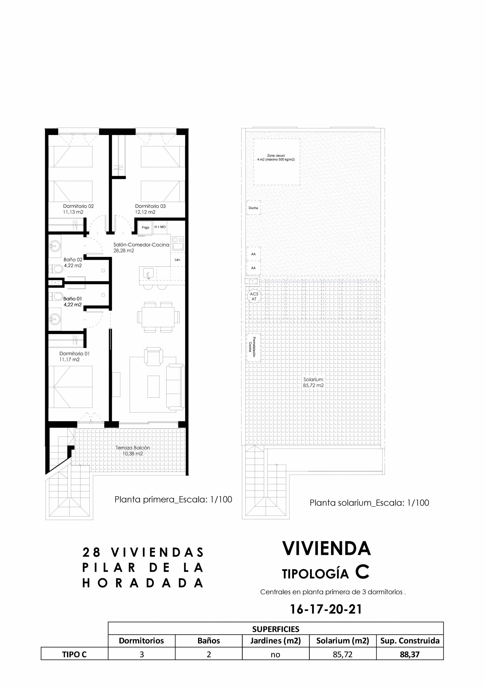 Final finish detail of new-build interior, 3-bedroom bungalow, Las Higuericas