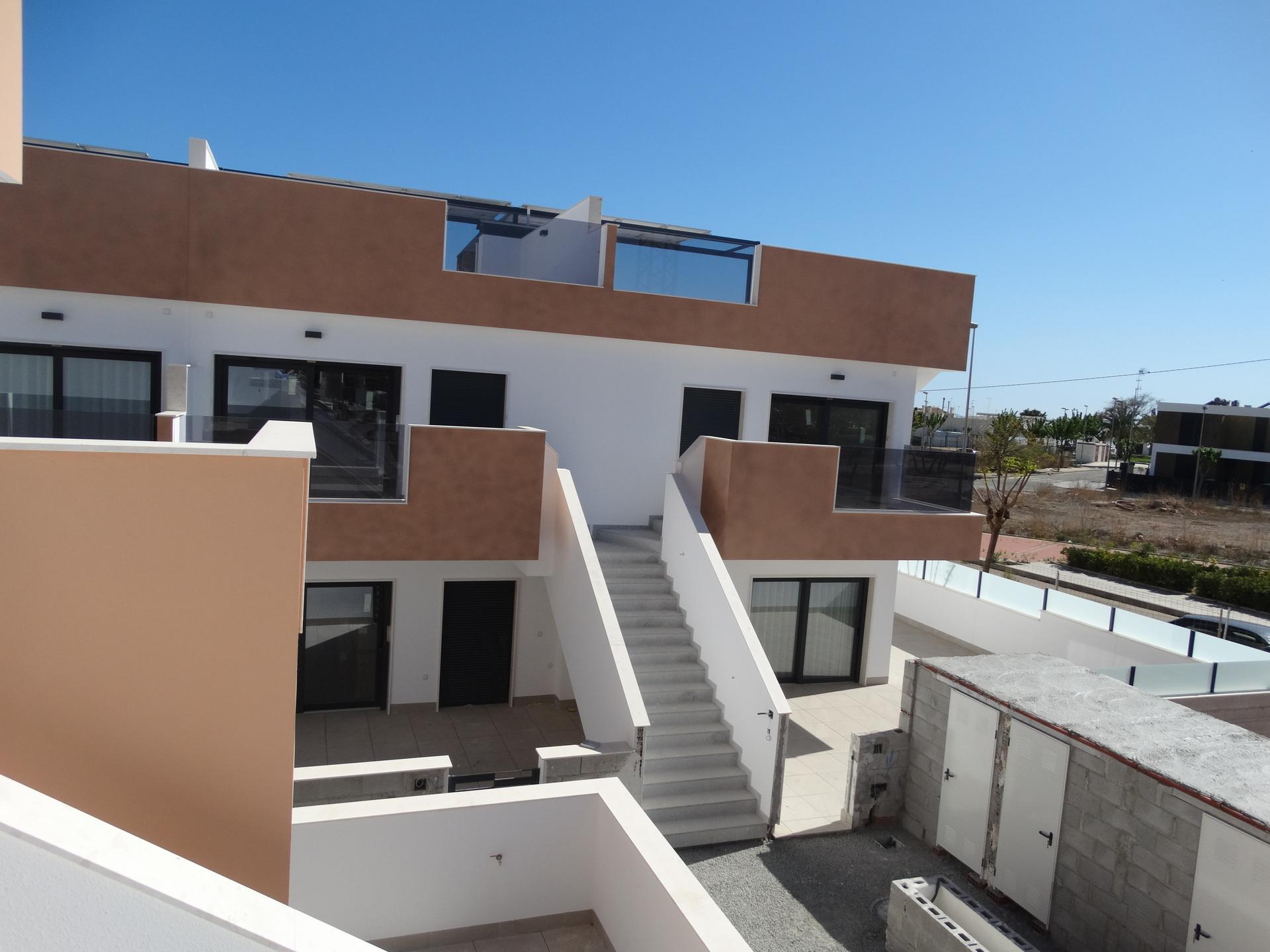 Evening render of development exterior, Las Higuericas, Pilar De La Horadada