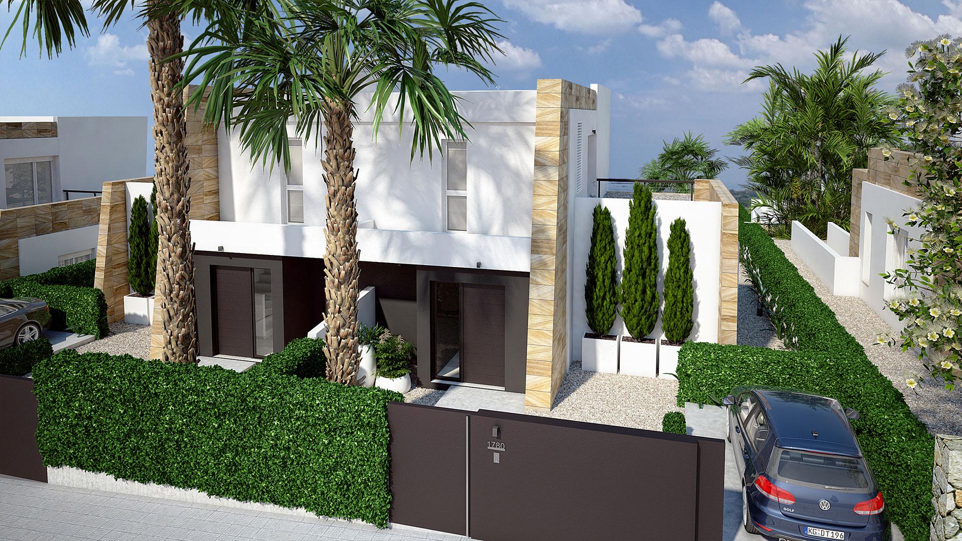 Entrance hallway in 3-bedroom new-build townhouse, Comunidad Valenciana, Algorfa
