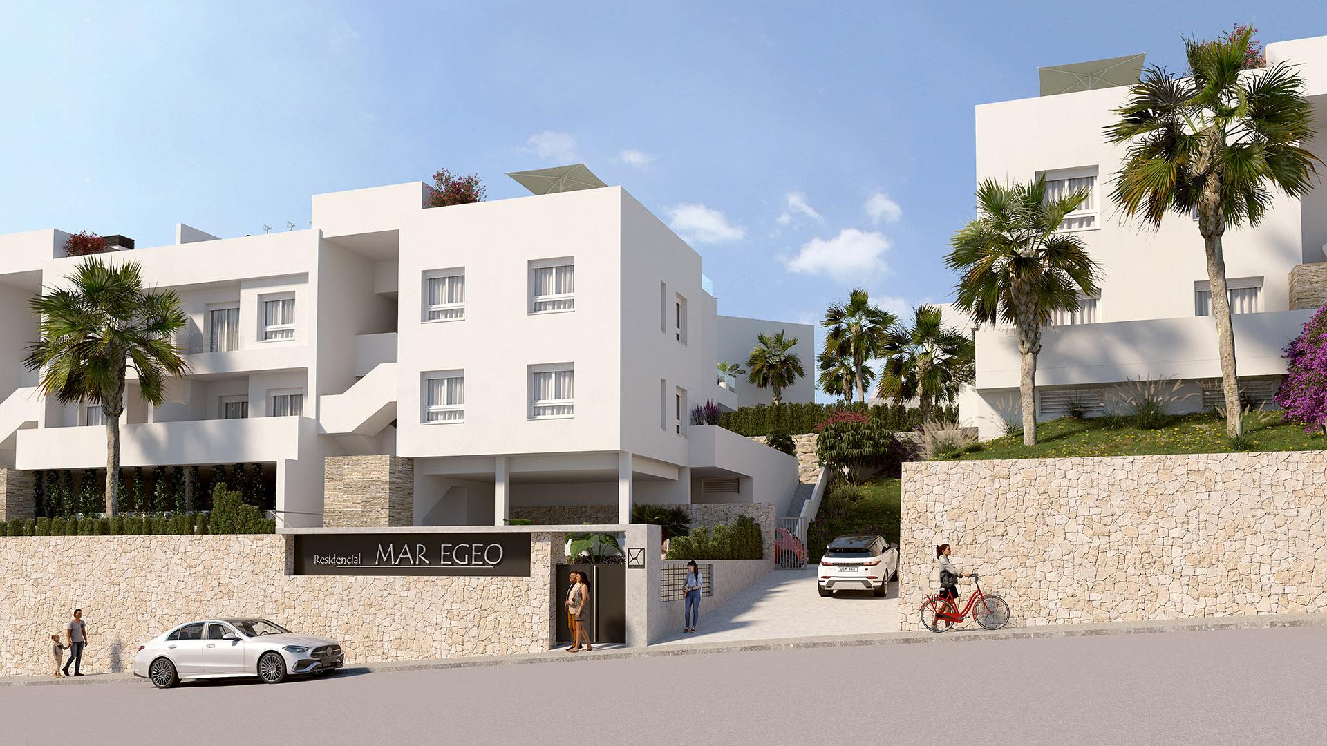 Open-plan living area in 3-bedroom new-build townhouse, Comunidad Valenciana, Algorfa
