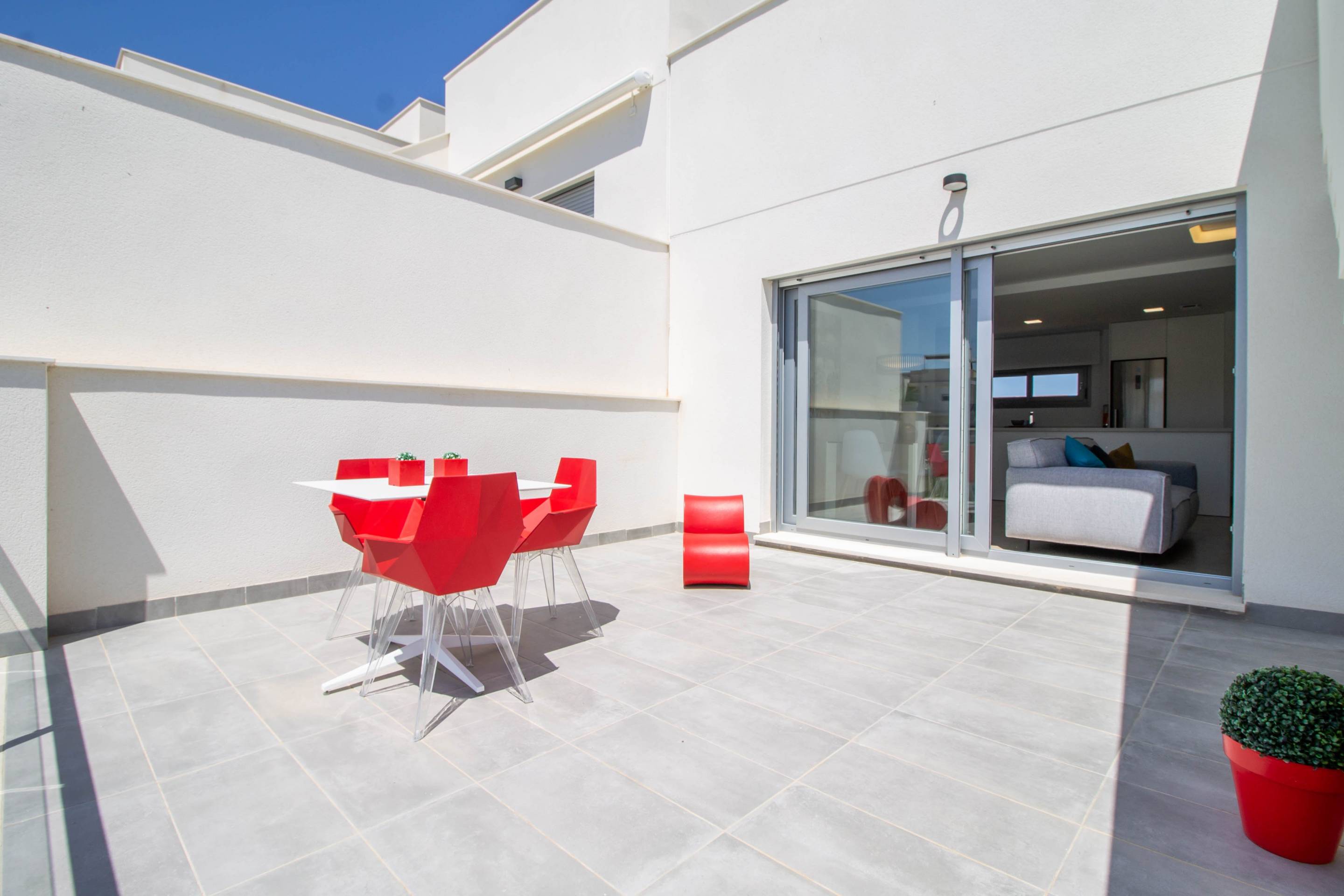 Interior finish detail in new-build bungalow, Desamparados, Orihuela