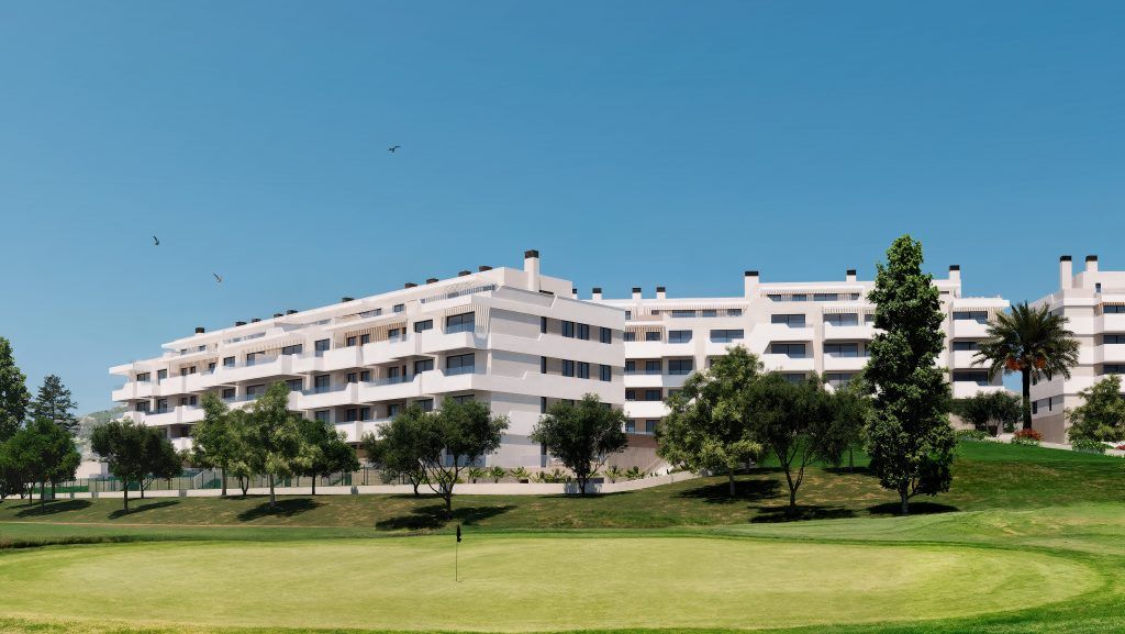Second bathroom in 3-bedroom new-build penthouse, Mijas Golf, Mijas