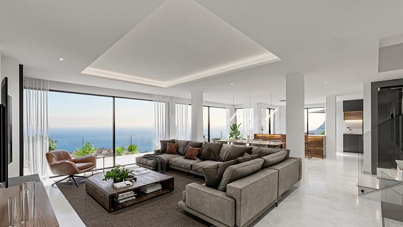 Third bedroom in 4-bedroom new-build villa, Cucarres, Calpe
