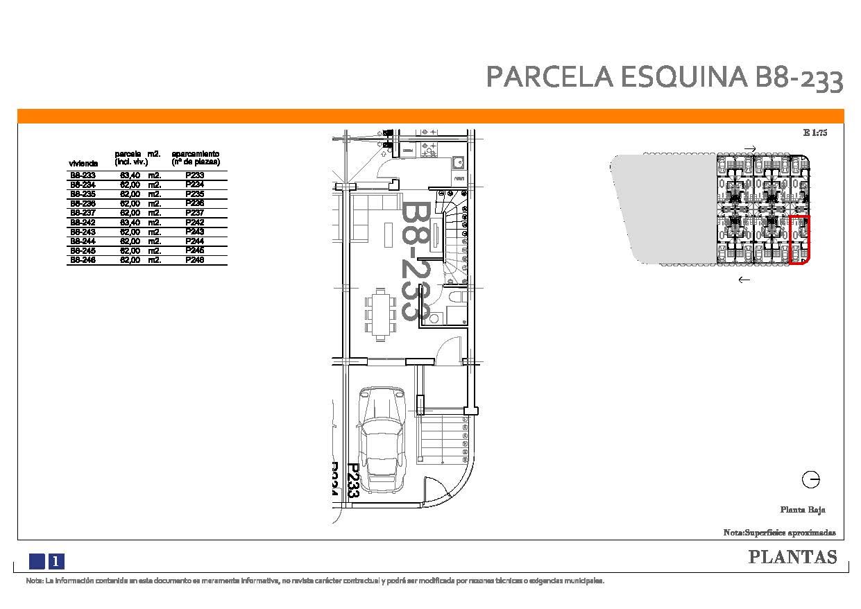 Floor plan of 2-bedroom ground-floor new-build townhouse, Monte y Mar Bajo, Gran Alacant