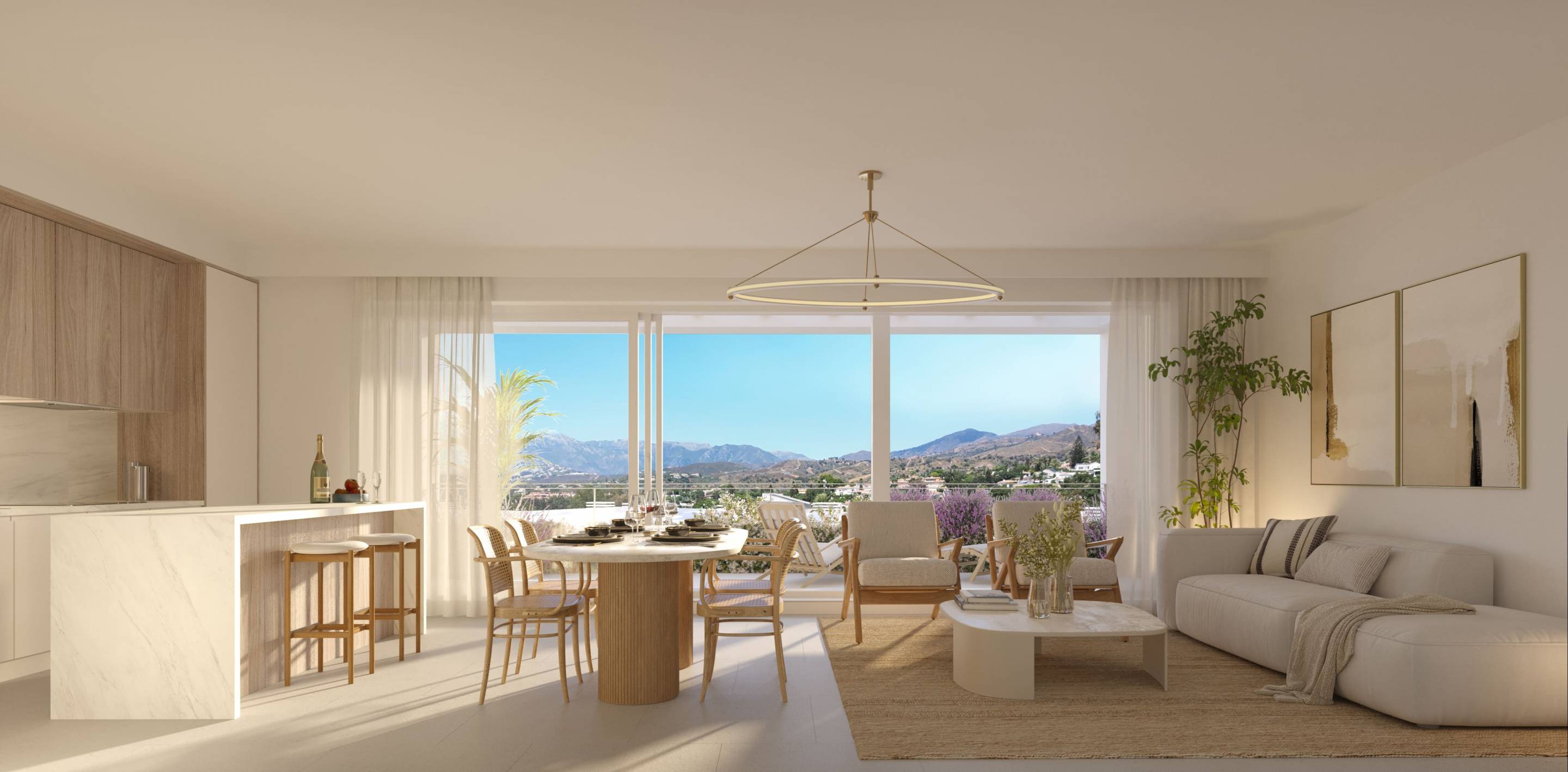 Bedroom with built-in wardrobes in townhouse, Real de Zaragoza, Marbella