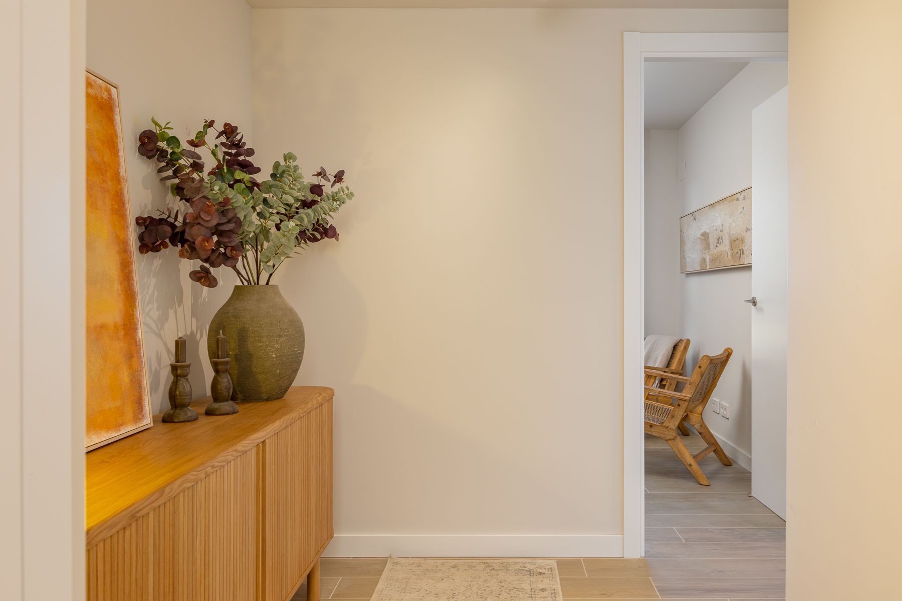 Communal entrance lobby, new-build complex, Playa Arenal-Bol, Calpe
