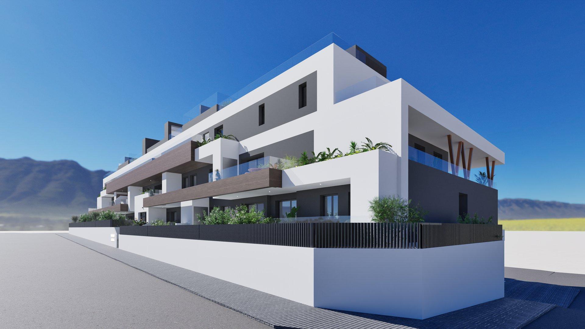 Hallway and entrance of 2-bedroom apartment, Pueblo 4, Benijofar