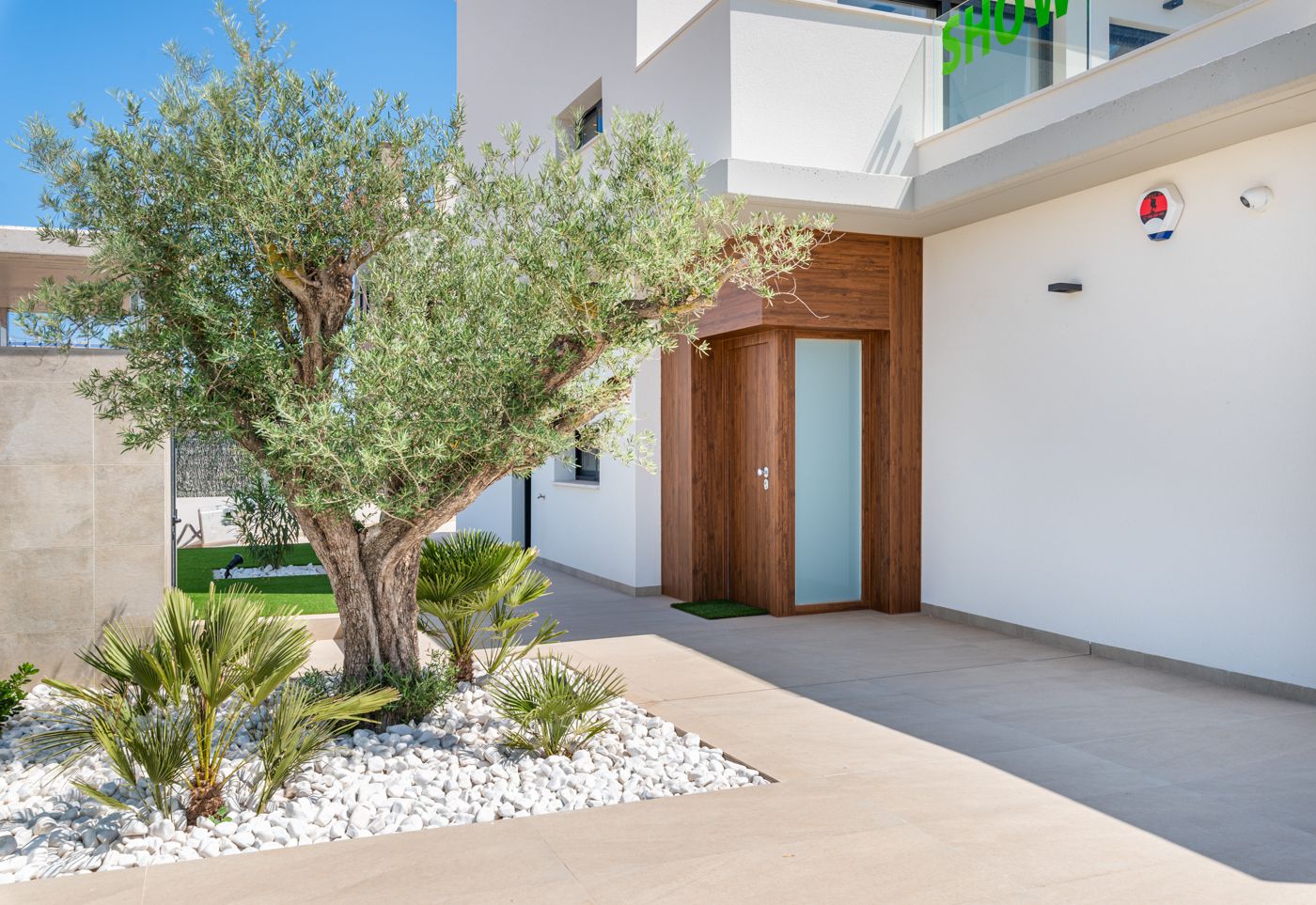Roof terrace level with open sky, new-build villa, Campoamor