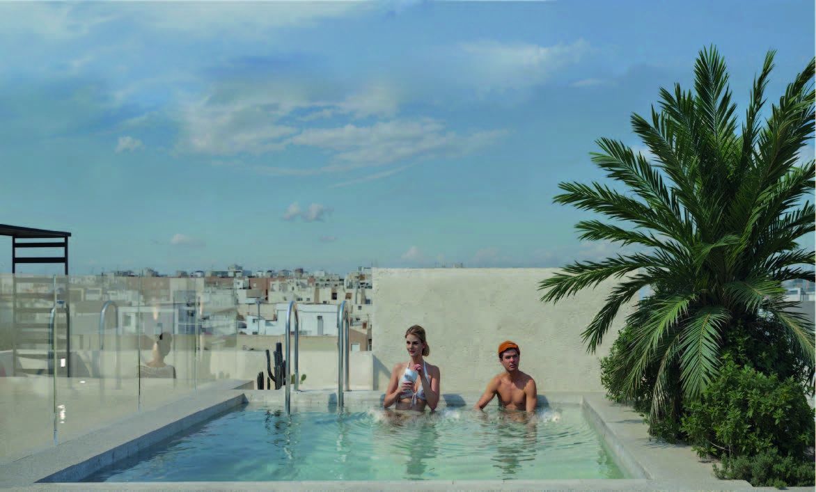 View towards the sea from the development, Paseo Maritimo, Torrevieja