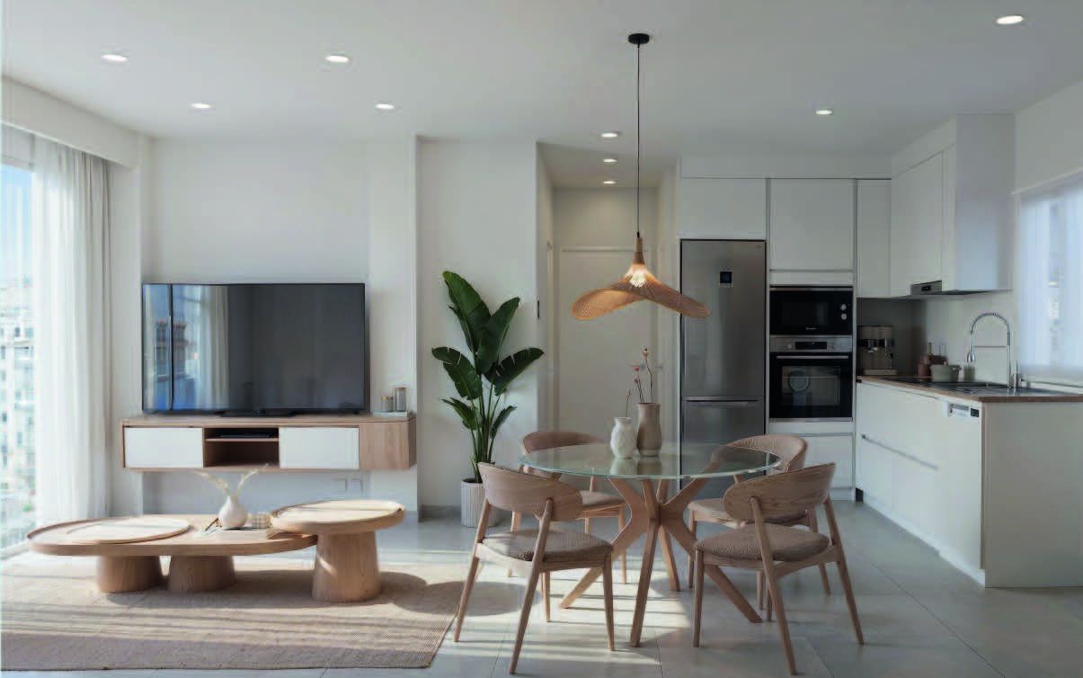 Hallway and apartment entrance in 2-bedroom new-build, Paseo Maritimo, Torrevieja
