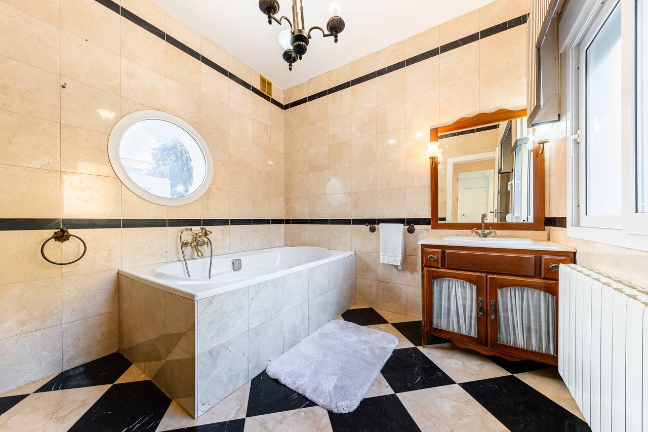 Upper stairwell in 7-bedroom villa, Campoamor, Orihuela Costa