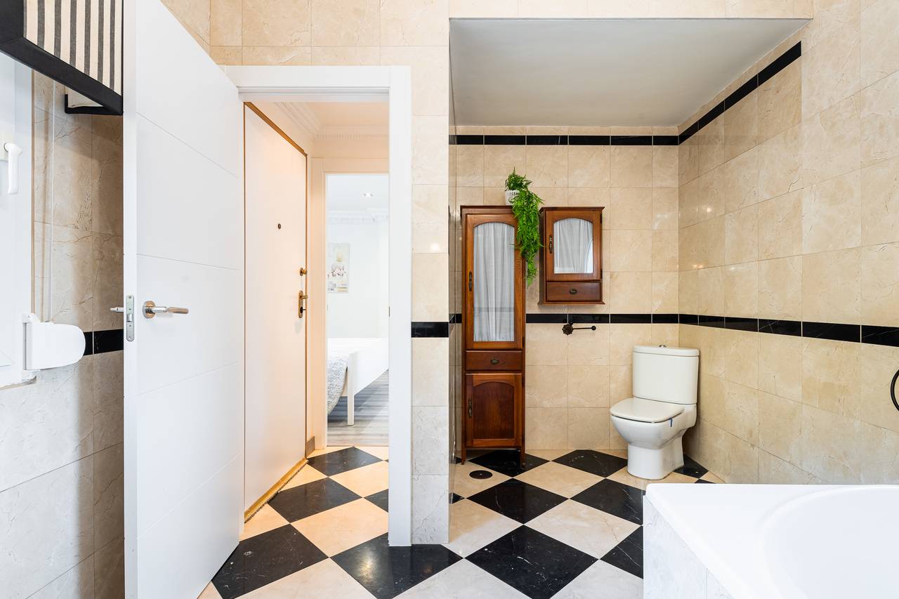 Secondary entrance area of villa, Campoamor, Orihuela Costa