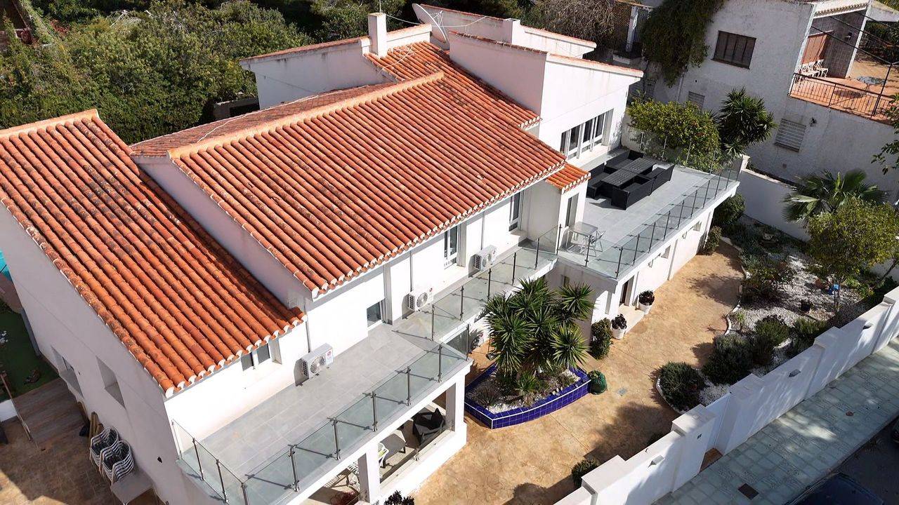 Third entrance view of villa in Campoamor, Orihuela Costa