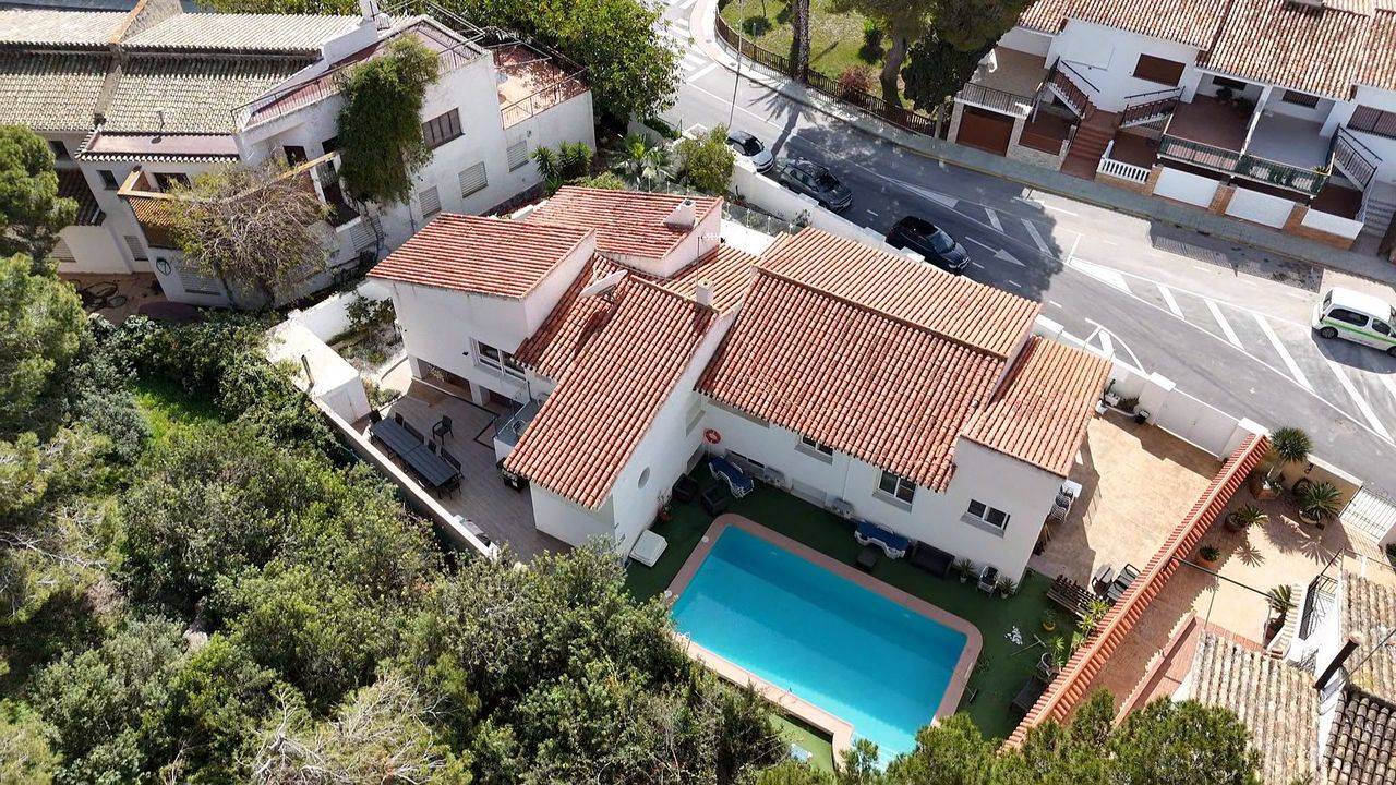 Third parking area view at villa in Campoamor, Orihuela Costa
