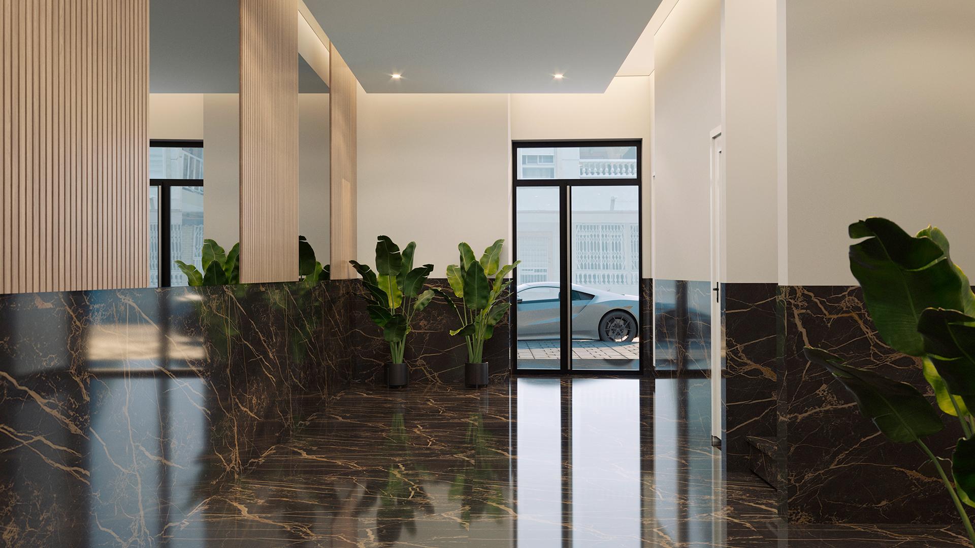 Entrance hallway of new-build apartment, Estacion de Autobuses, Torrevieja