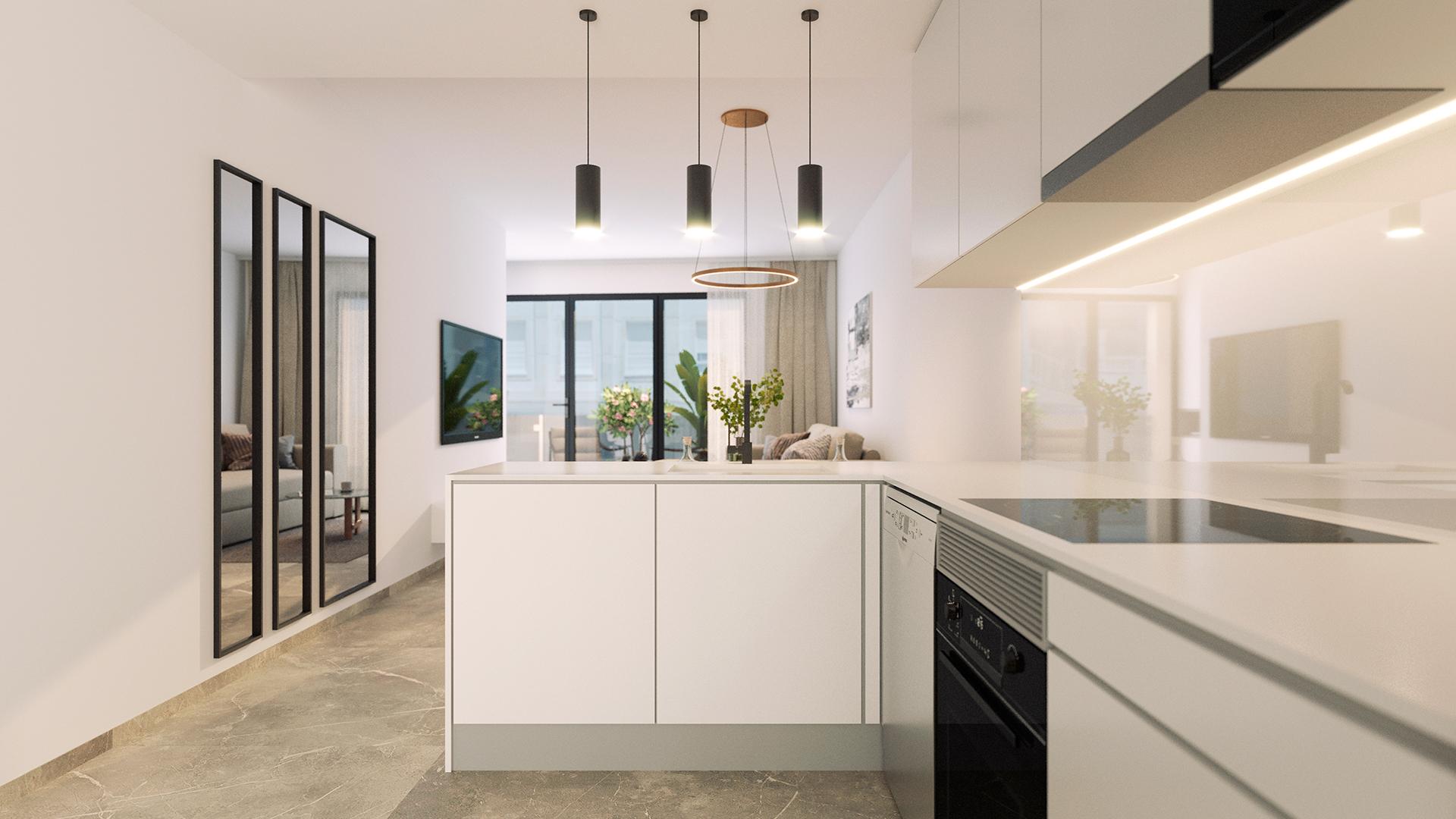 Second bedroom in new-build apartment, Estacion de Autobuses, Torrevieja