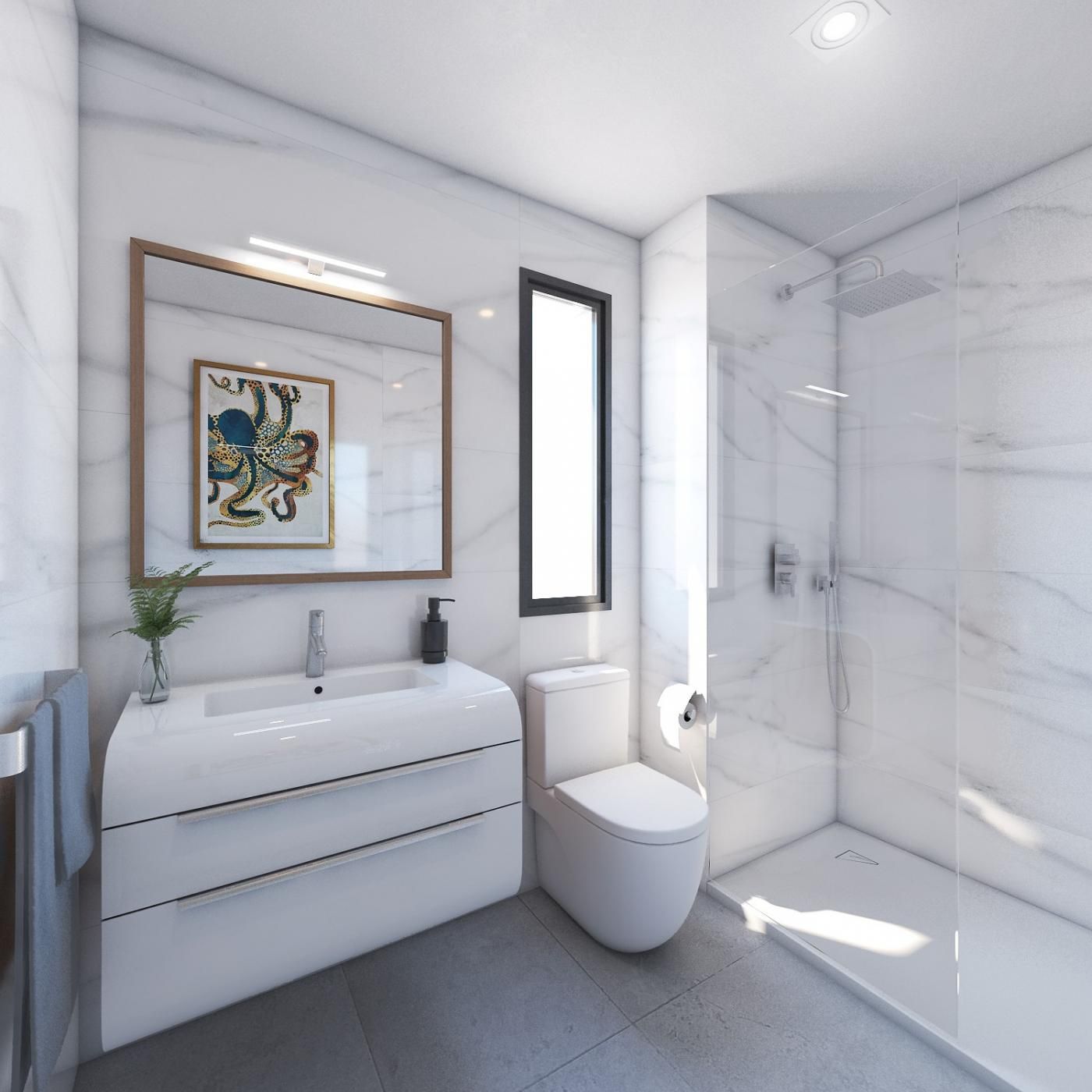 Double bedroom in 2-bedroom new-build penthouse, Los Pacos