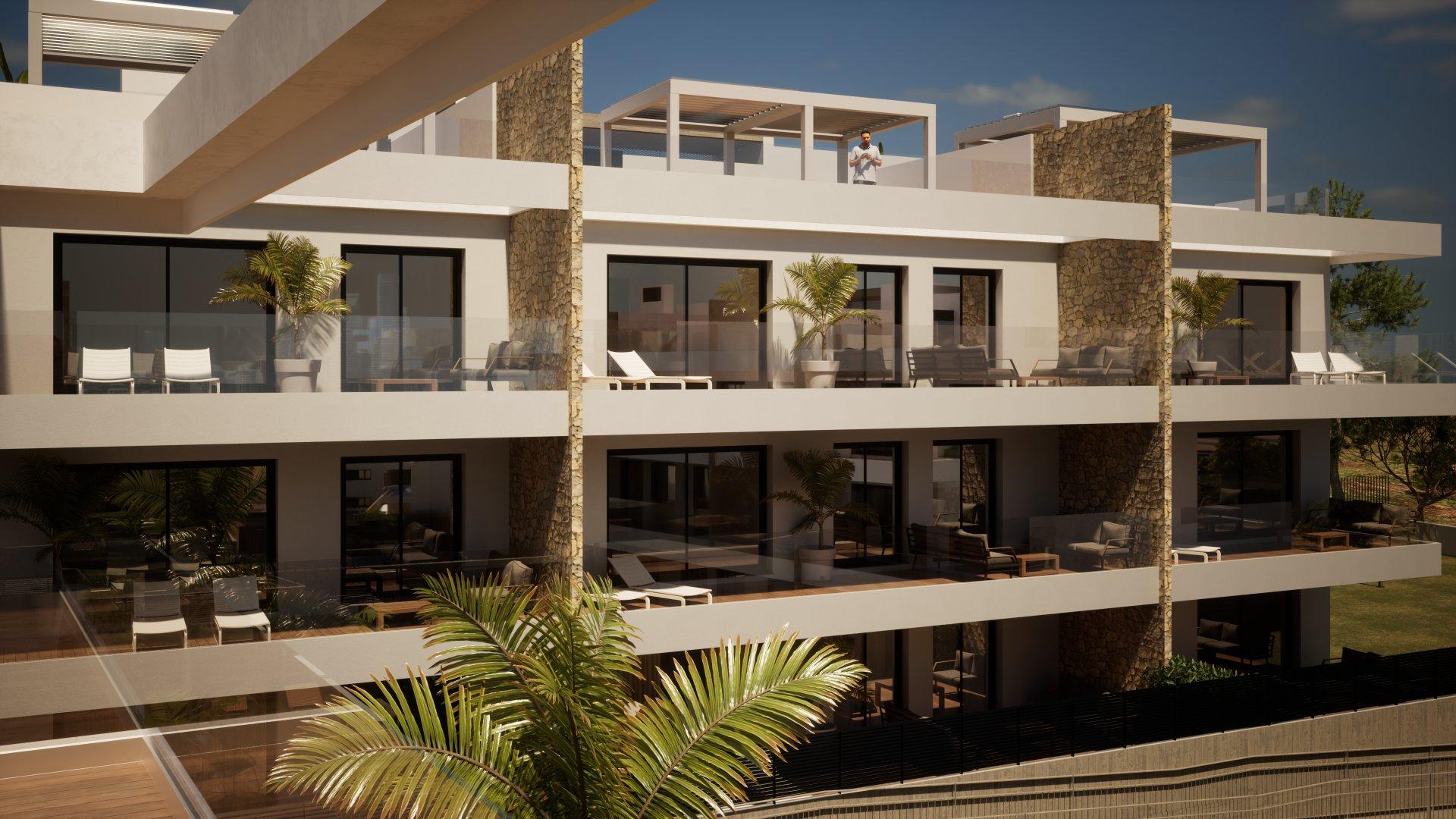 Second bedroom in 2-bedroom apartment, Seascape Resort, Finestrat