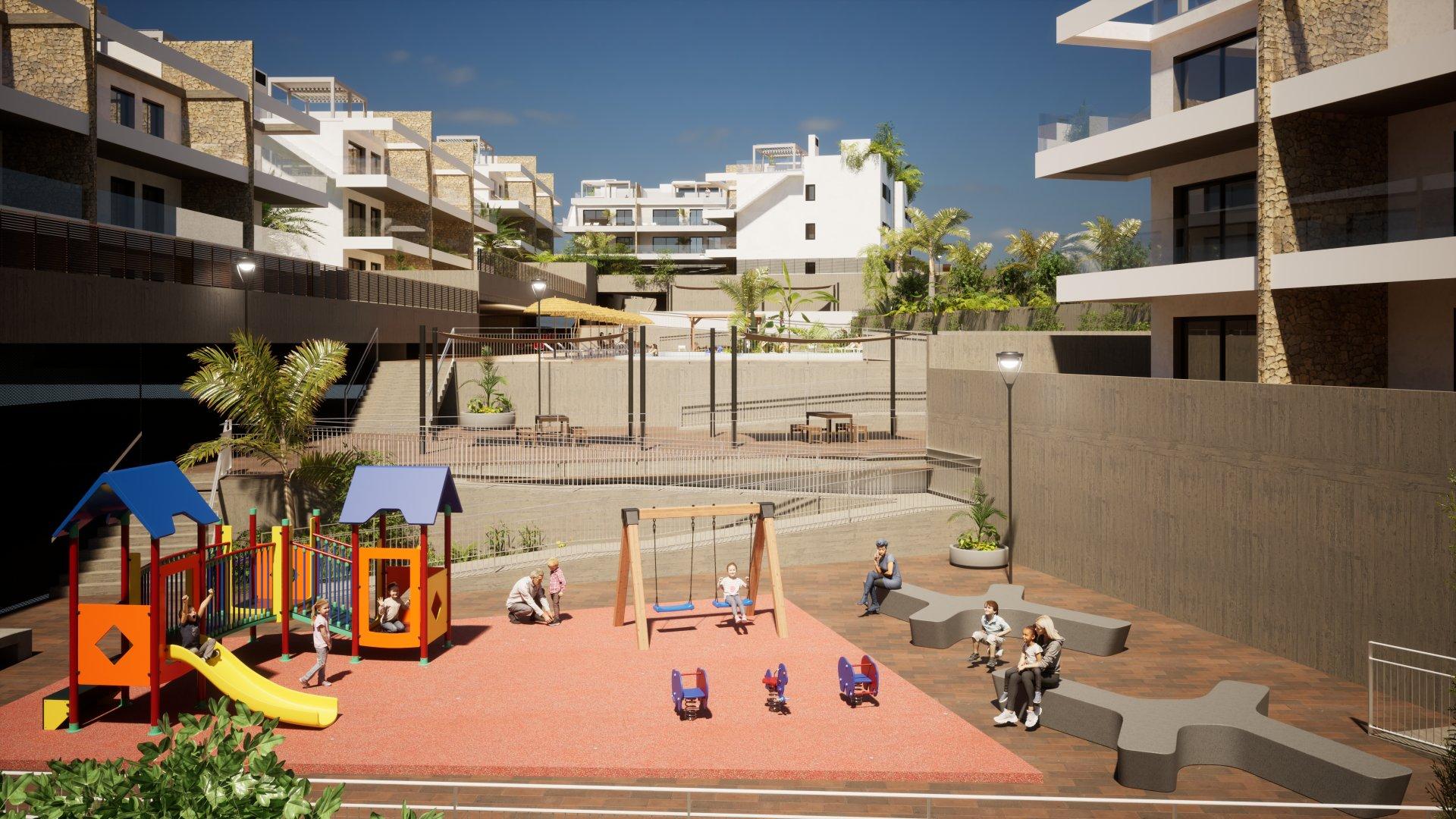 Terrace or outdoor area of apartment in Seascape Resort, Finestrat