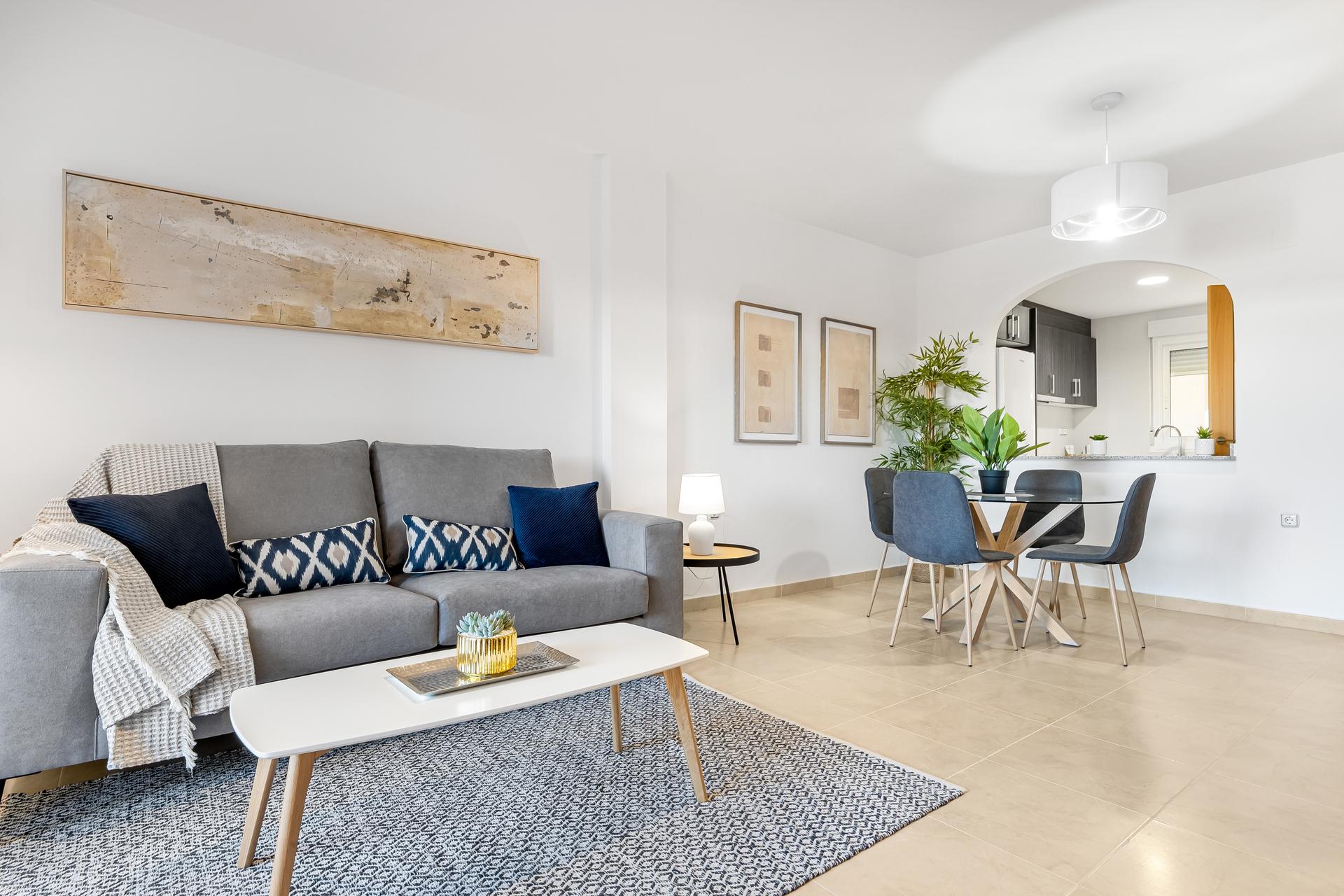 Building entrance and communal lobby, Lomas de Cabo Roig, Orihuela Costa