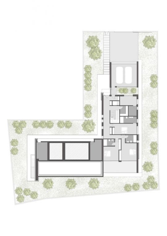 Ground floor plan of 4-bedroom single-storey villa, Moravit-Cap Blanc, Moraira