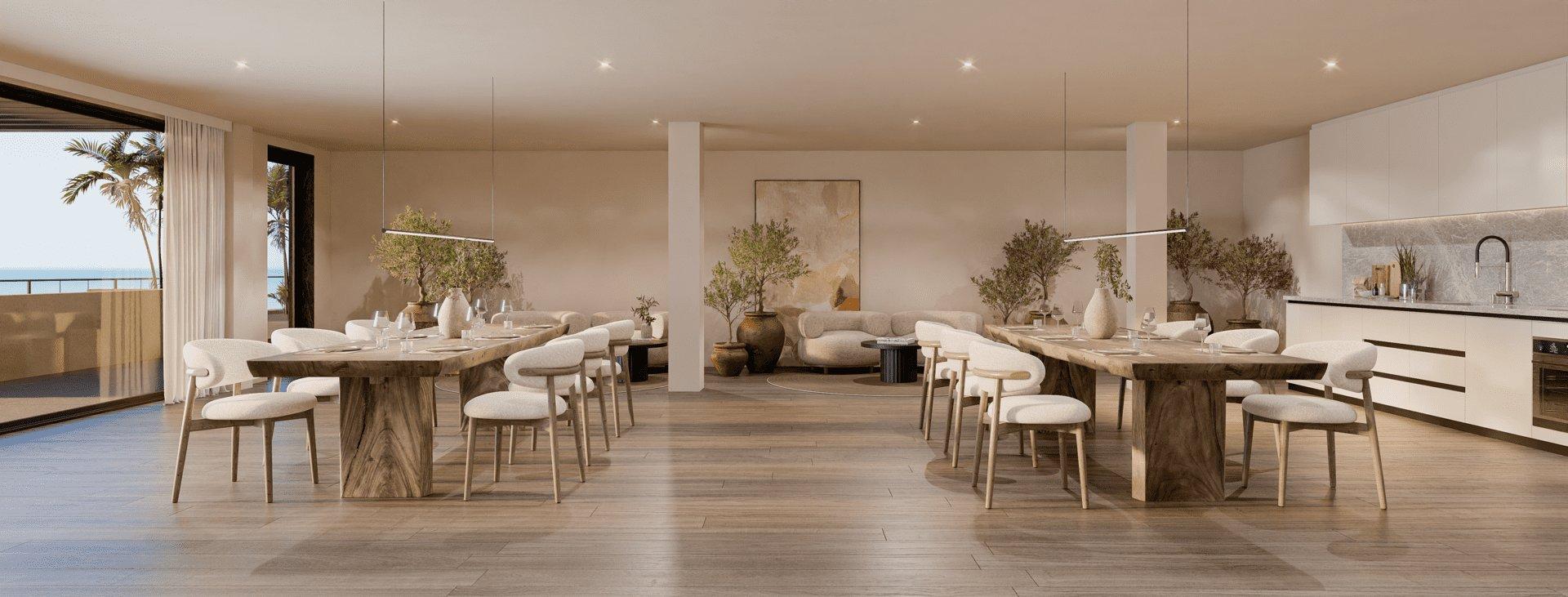 Kitchen with fitted units in new-build apartment, Hipódromo-Cerrado del Águila, Mijas