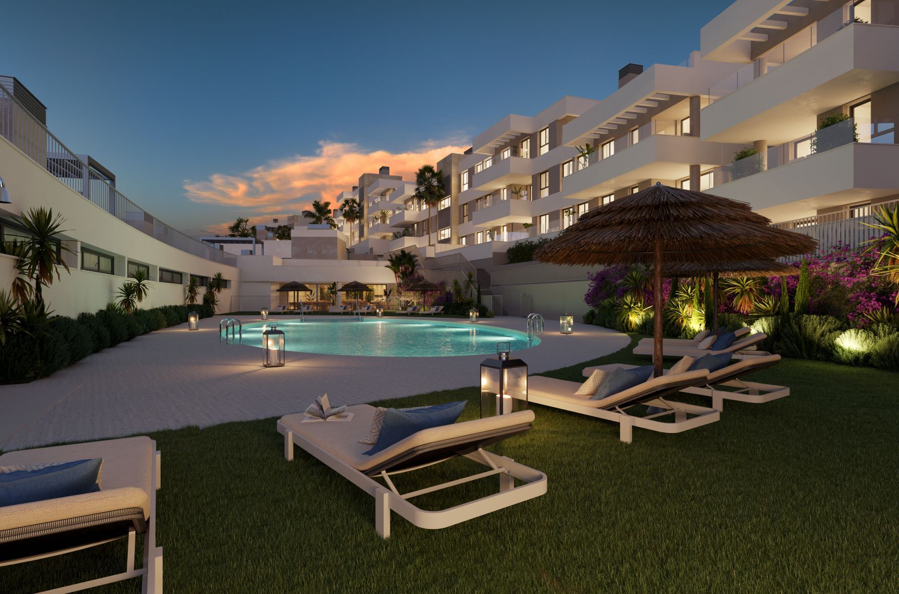 Second bathroom in ground-floor apartment, Parque Central, Estepona