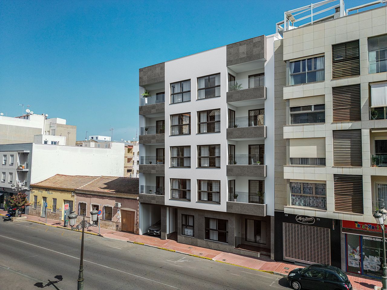 Floor plan of the 2-bedroom penthouse on the fourth floor, Centro, Guardamar Del Segura
