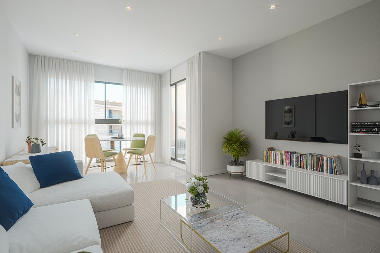 Main bedroom with built-in wardrobes in penthouse, Centro, Guardamar Del Segura