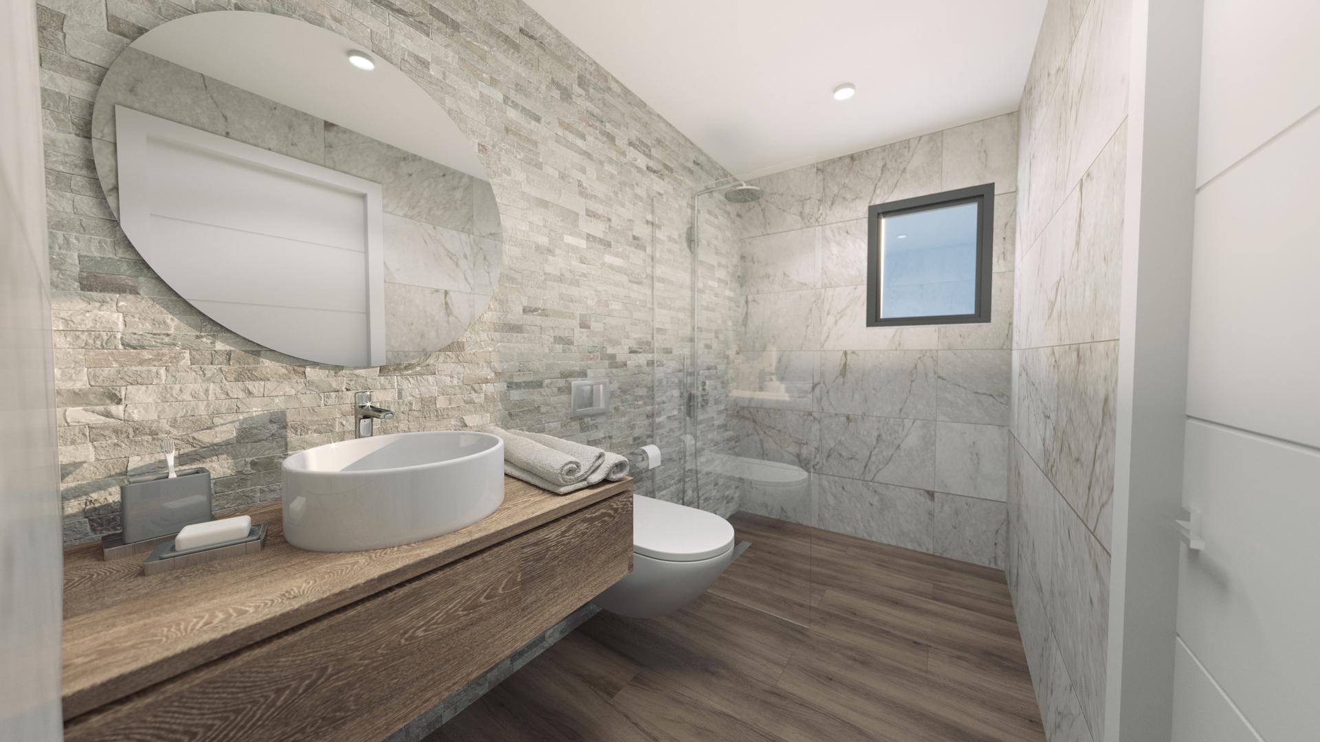 Third bedroom in new-build villa, Golf Puig Campana, Finestrat