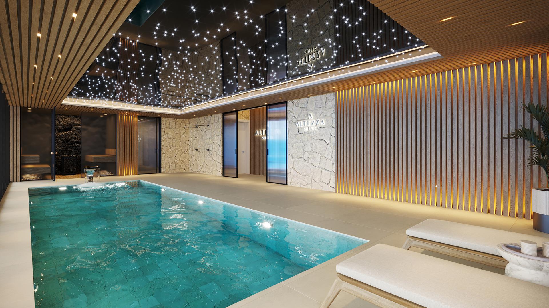 Second bedroom in new-build penthouse, Los Flamingos, Benahavis
