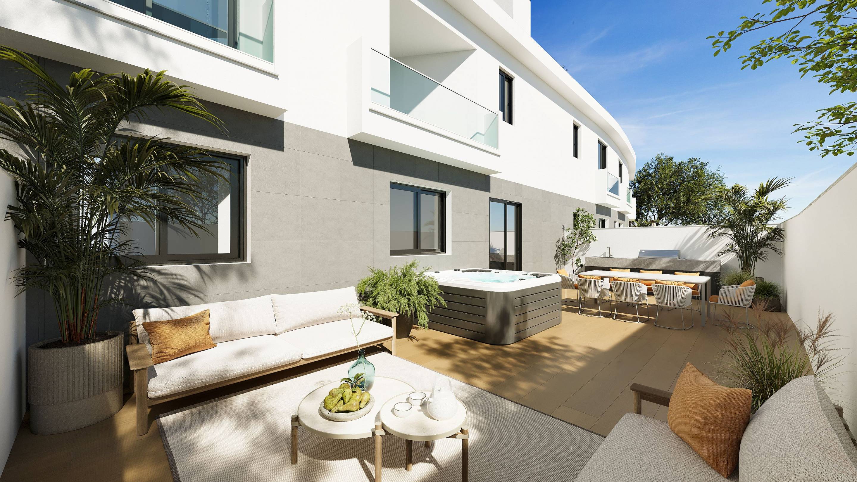 Kitchen in 2-bedroom new-build bungalow, Los Pacos, Fuengirola