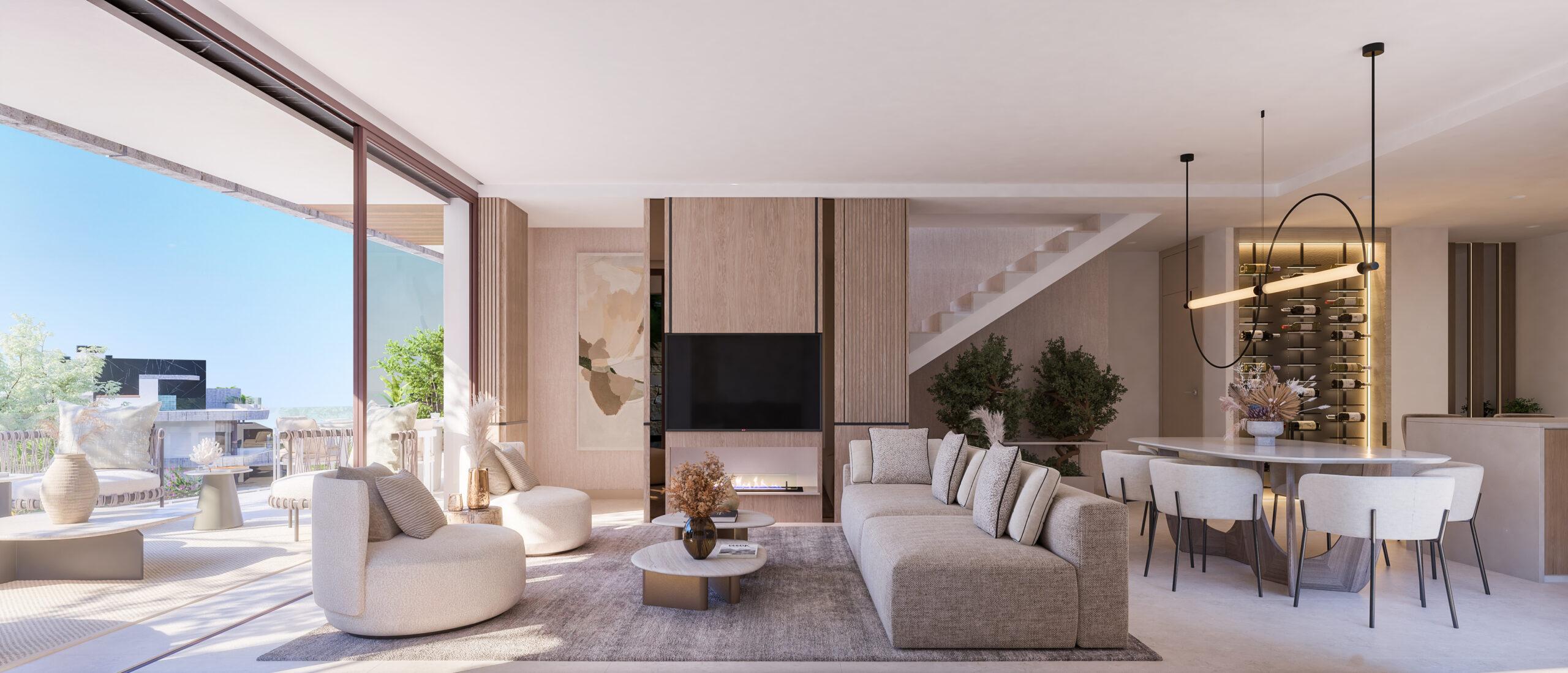 Underfloor heating installation in ground-floor apartment, Elviria
