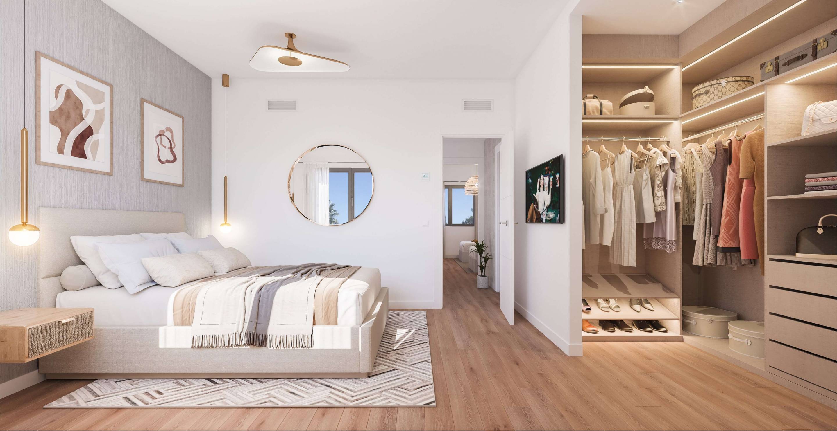 Living area in 4-bedroom townhouse, Pizarrillo, Málaga