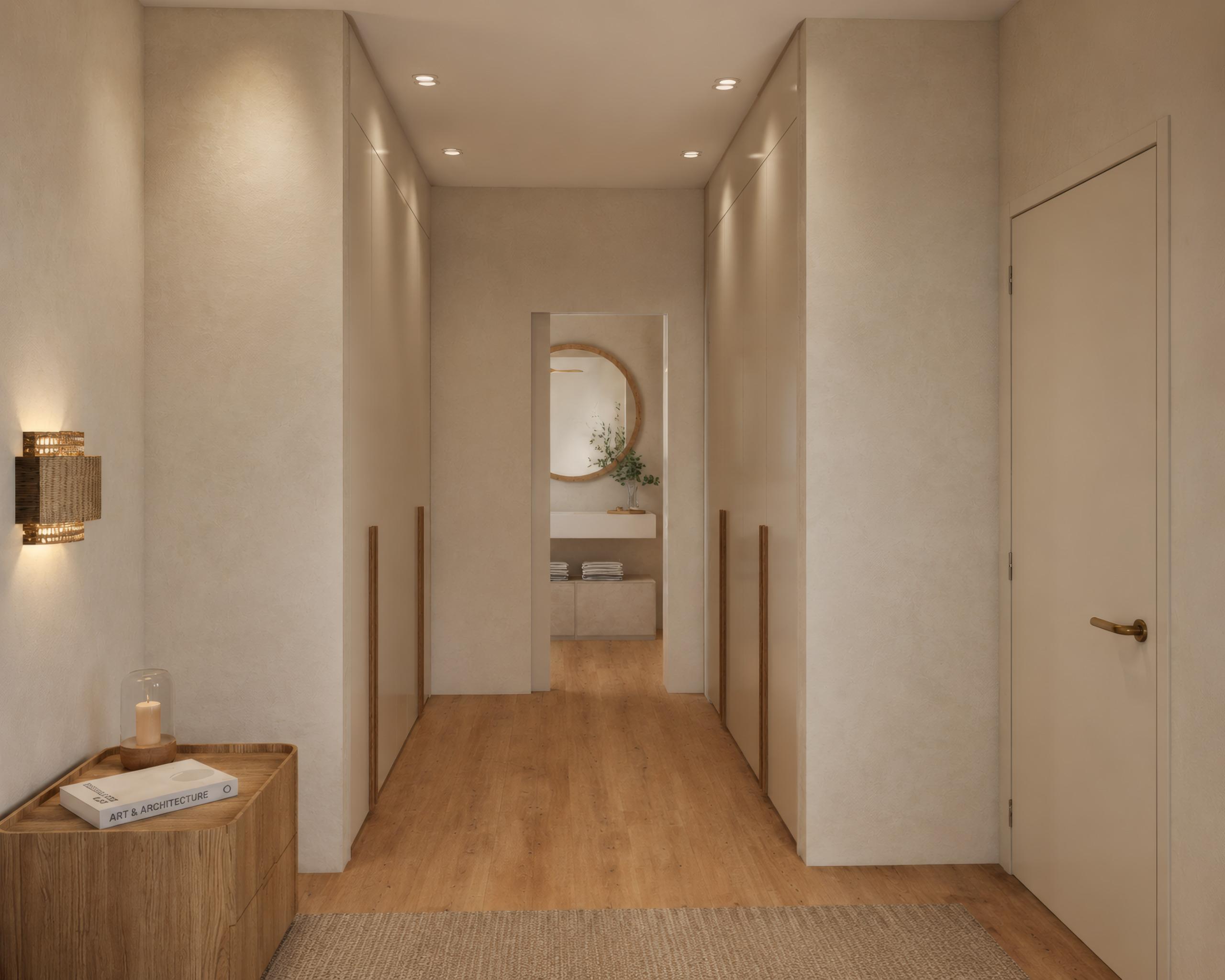 Bedroom with fitted storage in new-build villa, Vistabella, Orihuela