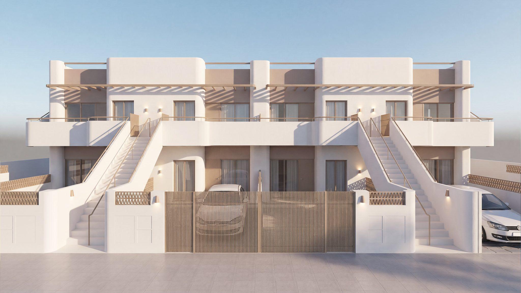 Solarium rooftop level, new-build bungalow, Pilar De La Horadada