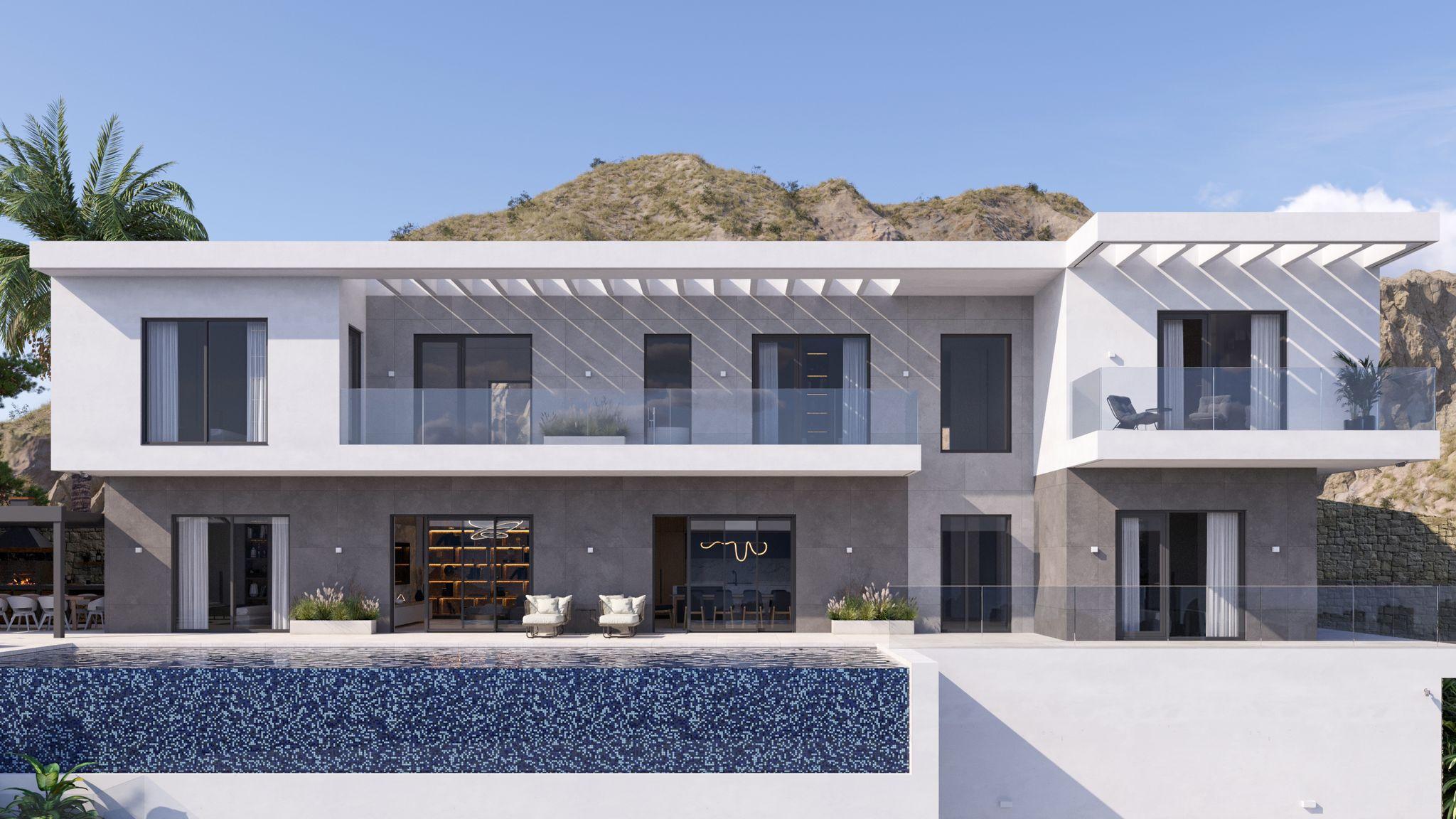 Sixth bedroom interior in 7-bedroom villa, Finestrat Hills
