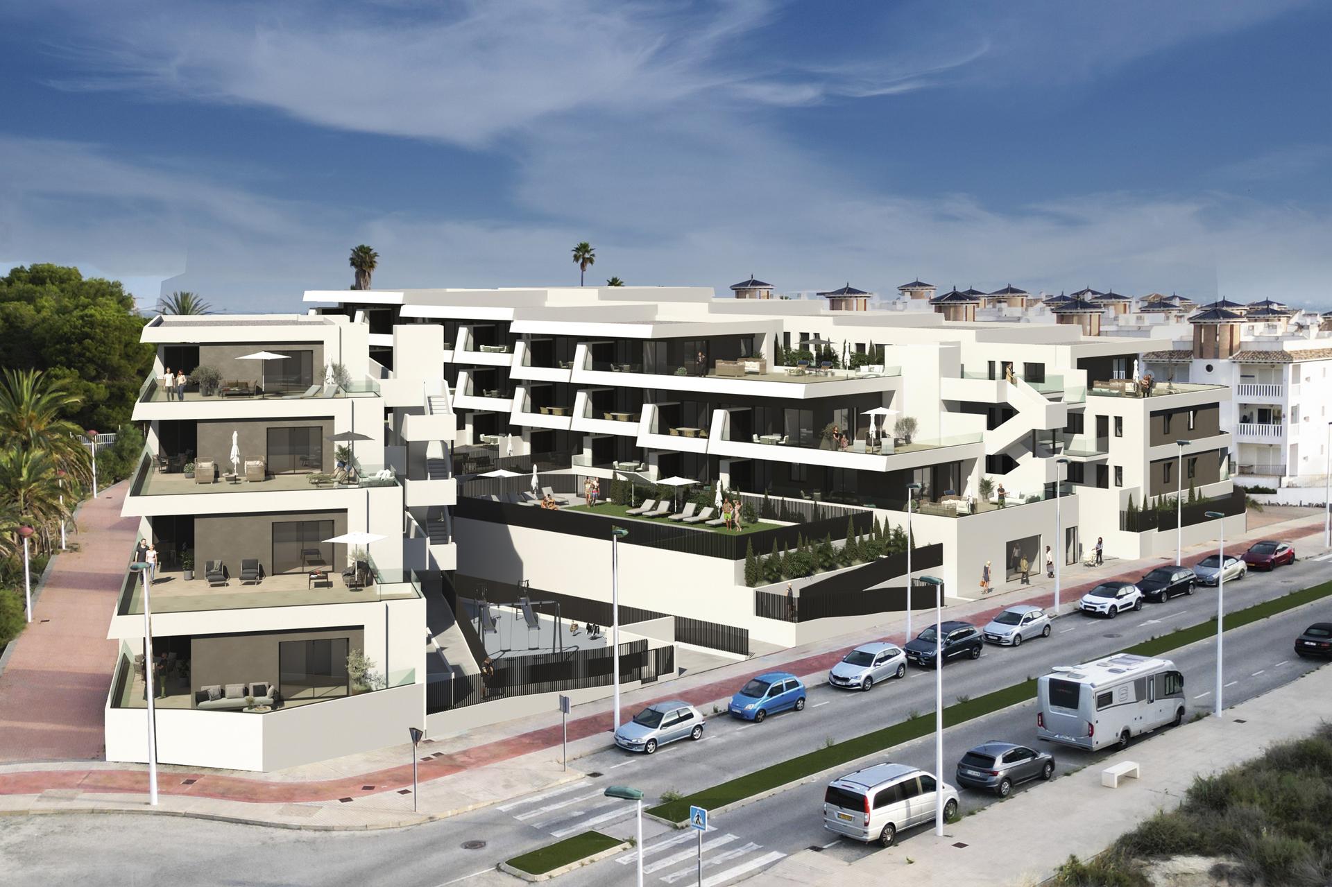 Entrance hallway in 2-bedroom new-build apartment, El Pinet, La Marina