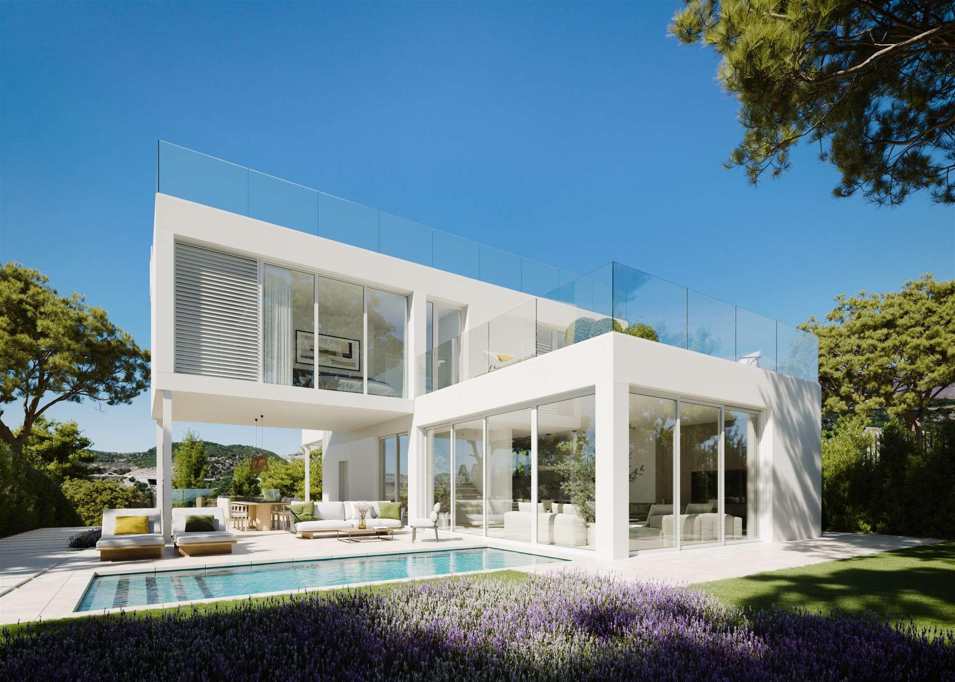 Family bathroom in new-build 3-bedroom villa, Valle Romano, Estepona