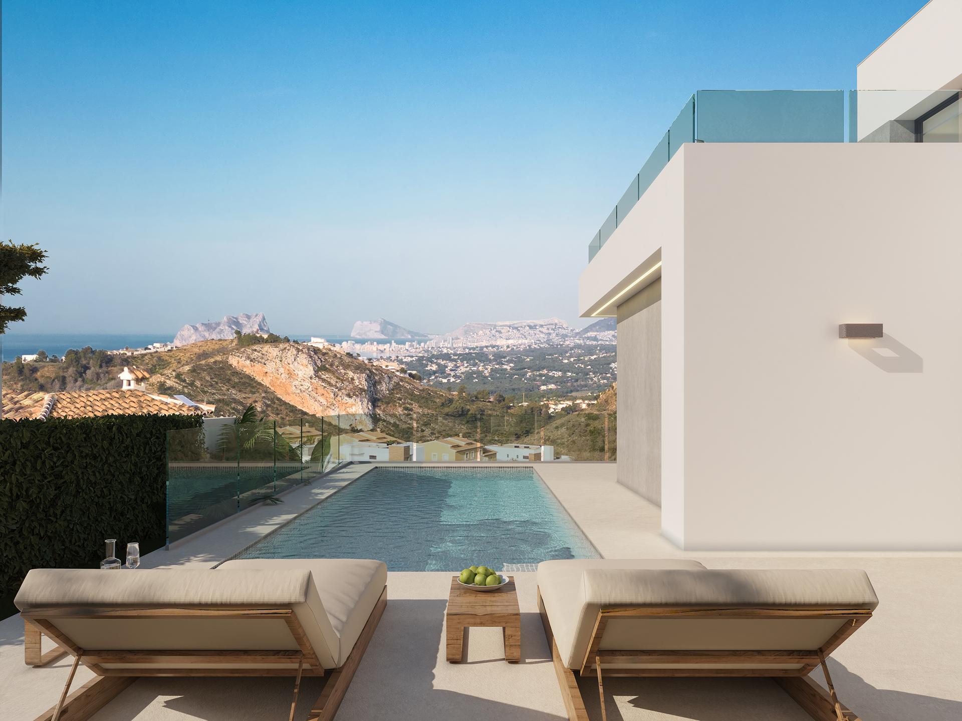 Two parking spaces within grounds of new-build villa, Benitachell