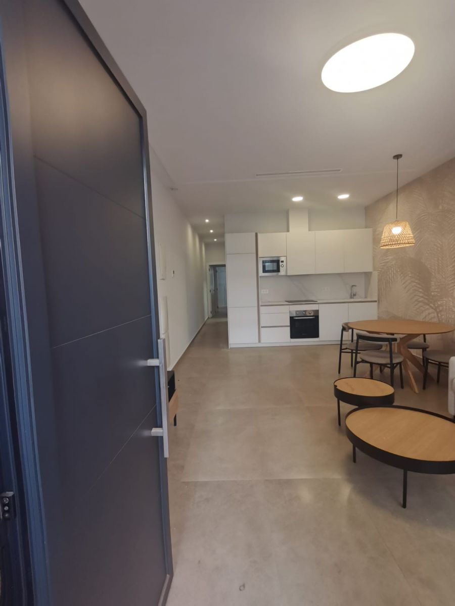 Open-plan living and dining space, new-build apartment, Centro, Torrevieja