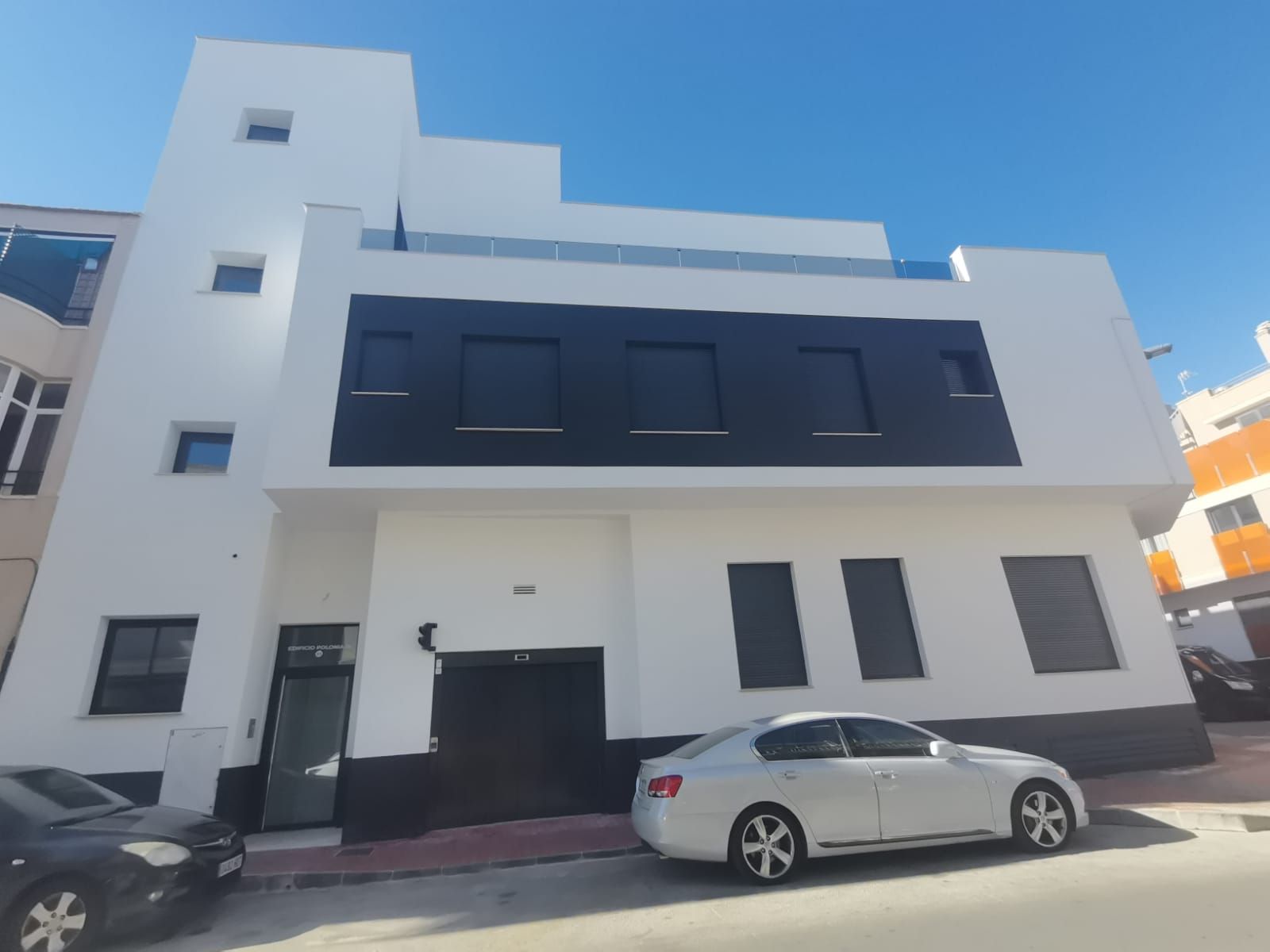 Open-plan living area in 1-bedroom new-build apartment, Centro, Torrevieja